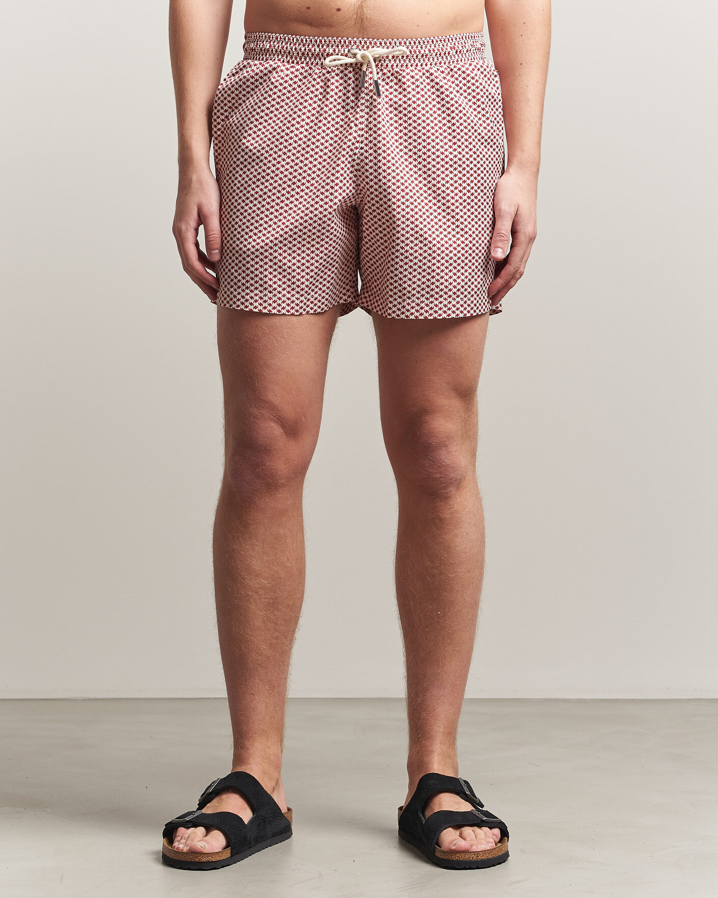 Herr | Badbyxor | Orlebar Brown | Boxer Modula Drawstring Swim Shorts Vermillion