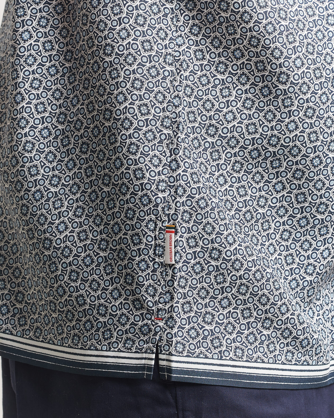 Herr | Skjortor | Orlebar Brown | Maitan Lyocel Petola Shirts Night Iris
