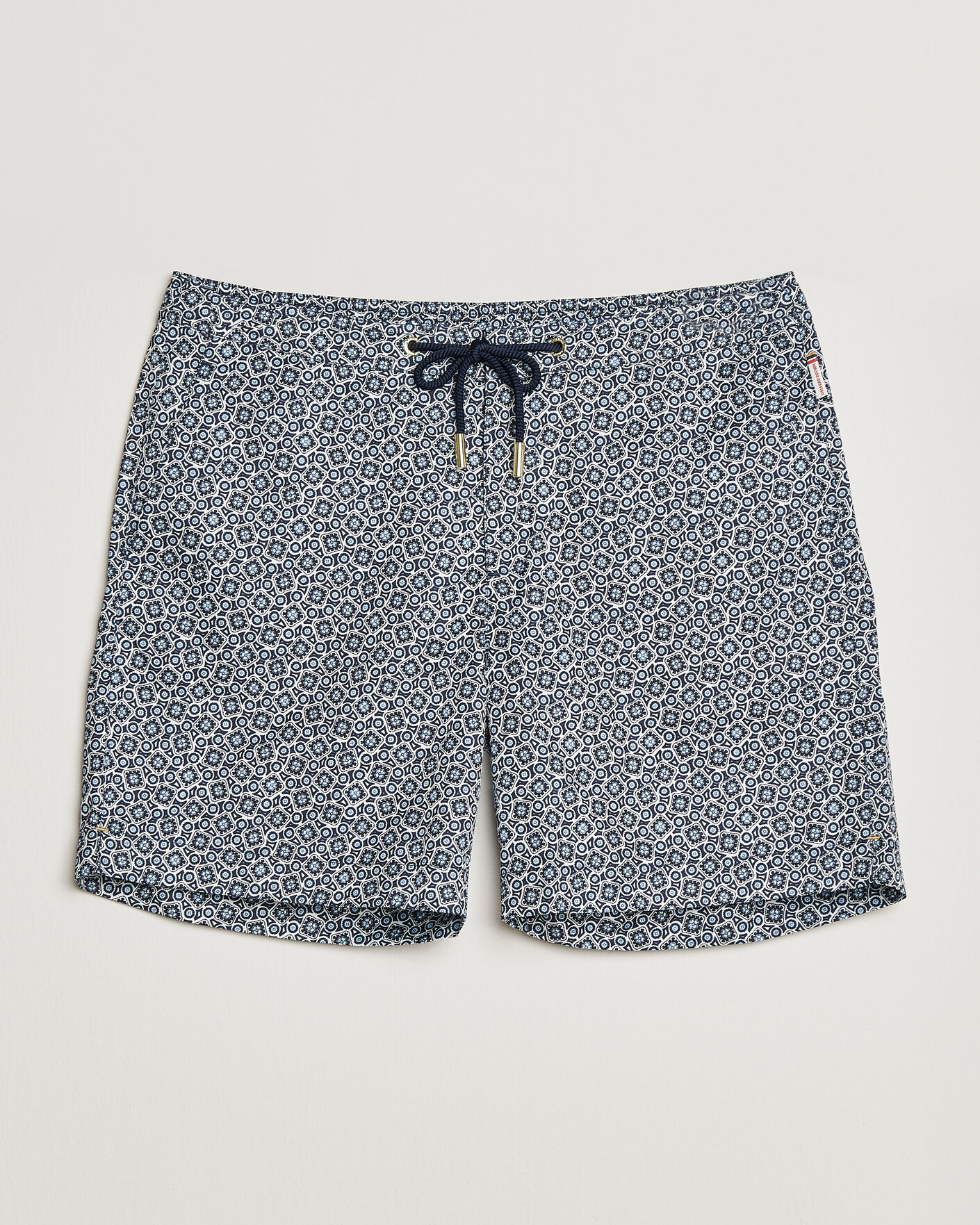 Herr | Badbyxor | Orlebar Brown | Bulldog Drawcord Petola Swim Shorts Night Iris