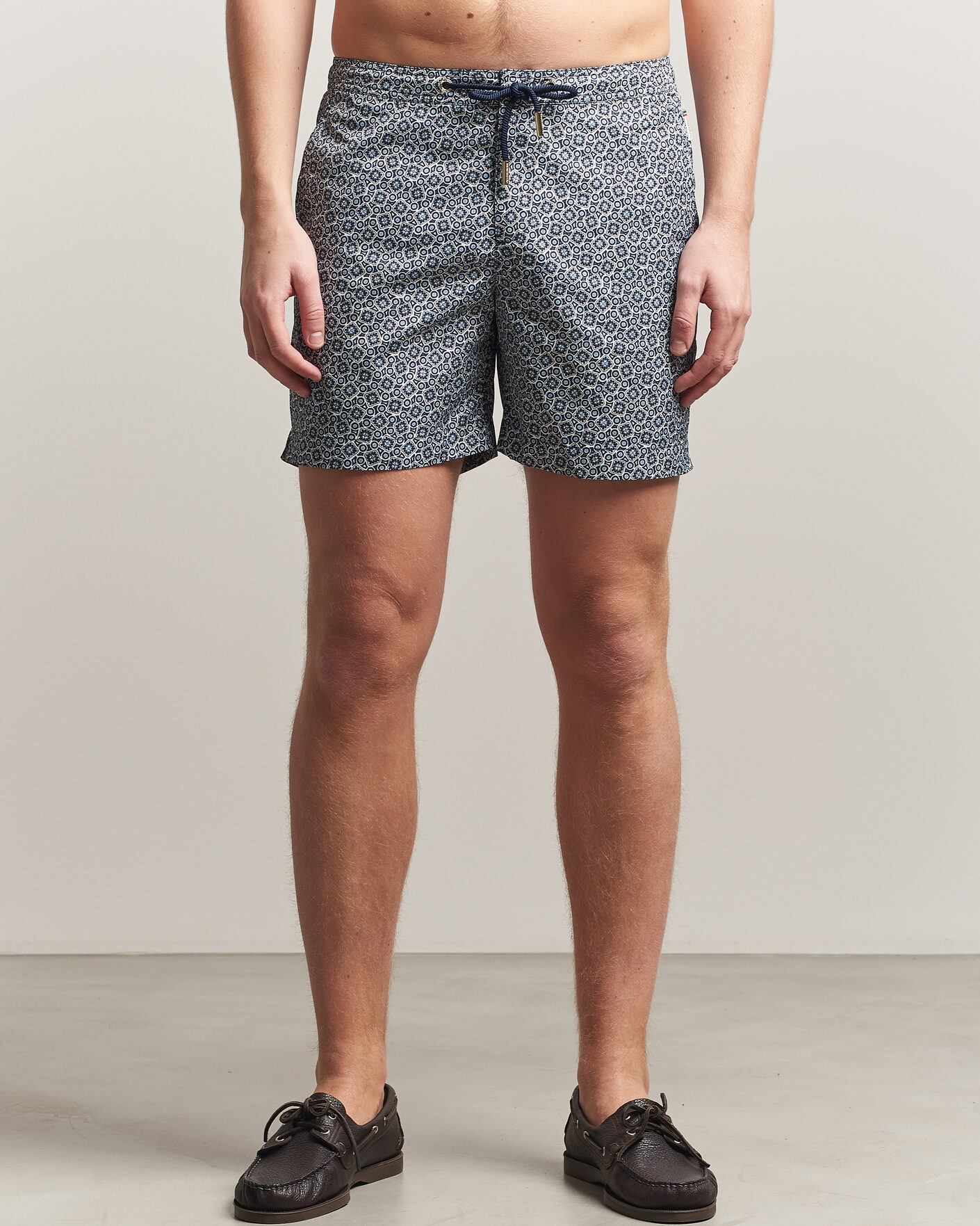 Herr | Badbyxor | Orlebar Brown | Bulldog Drawcord Petola Swim Shorts Night Iris