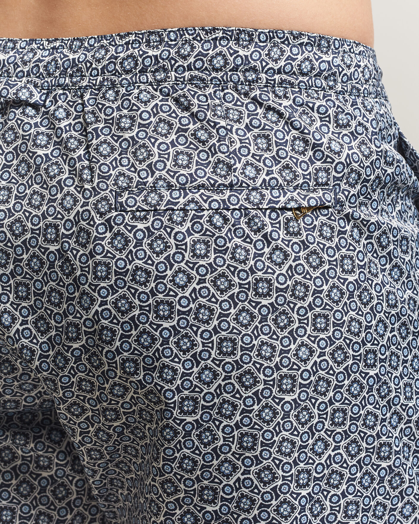 Herr | Badbyxor | Orlebar Brown | Bulldog Drawcord Petola Swim Shorts Night Iris