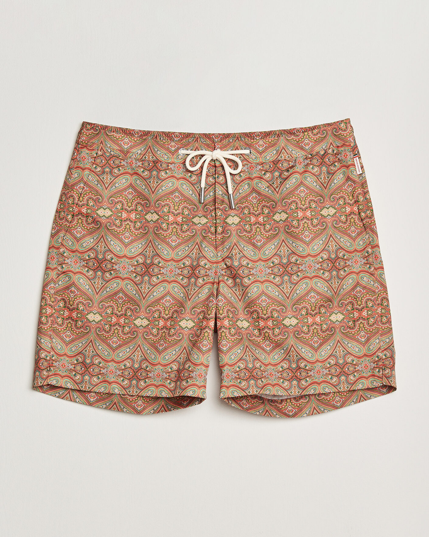 Herr | Badbyxor | Orlebar Brown | Bulldog Drawcord Carnival Swim Shorts Vermillion