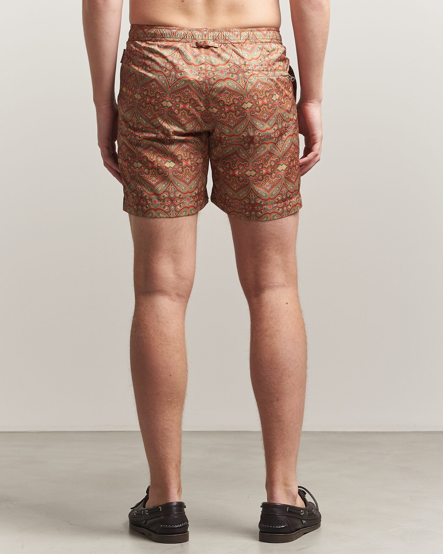Herr | Badbyxor | Orlebar Brown | Bulldog Drawcord Carnival Swim Shorts Vermillion