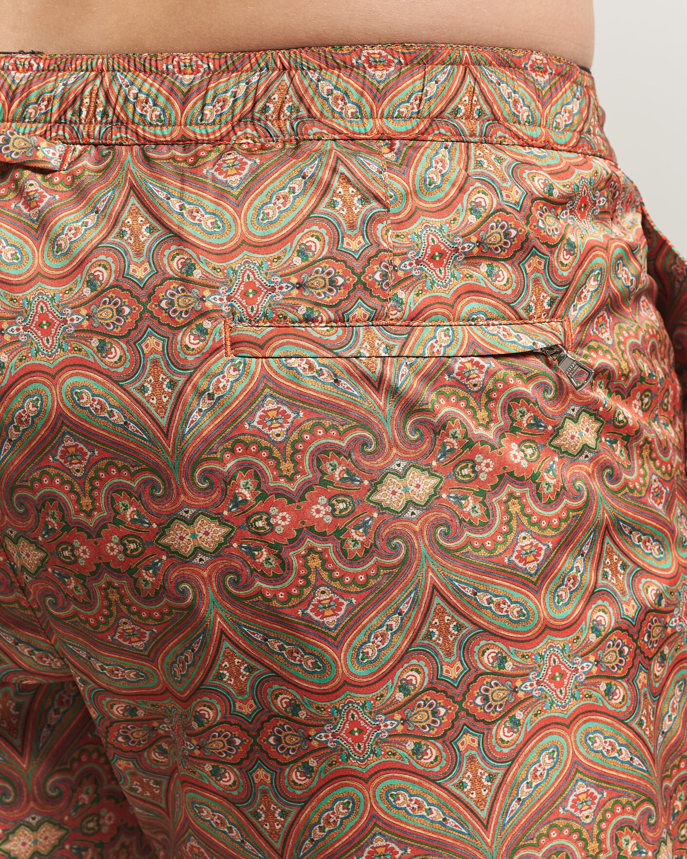 Herr | Badbyxor | Orlebar Brown | Bulldog Drawcord Carnival Swim Shorts Vermillion