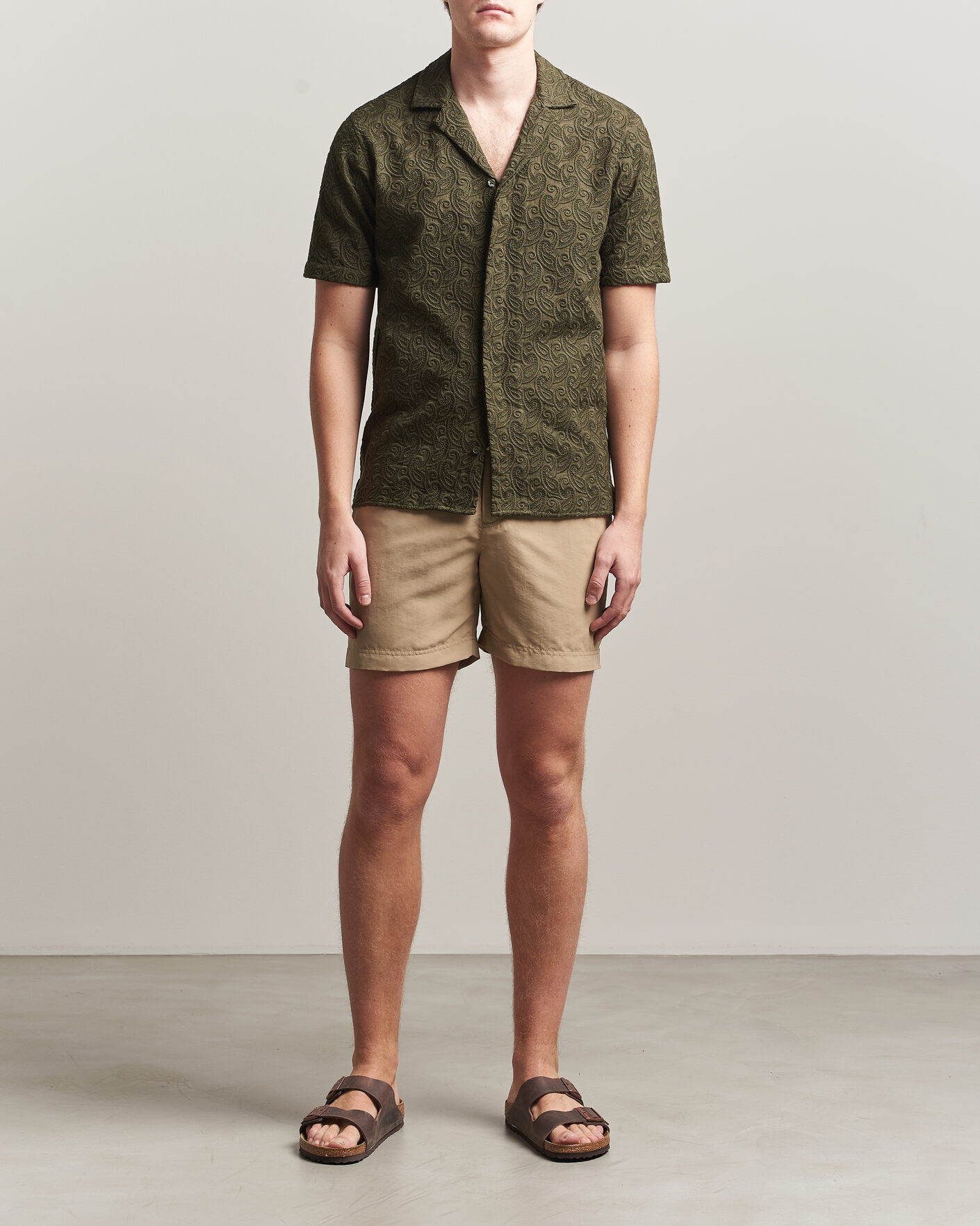 Herr | Badbyxor | Orlebar Brown | Bulldog Drawcord Swim Shorts Dijon