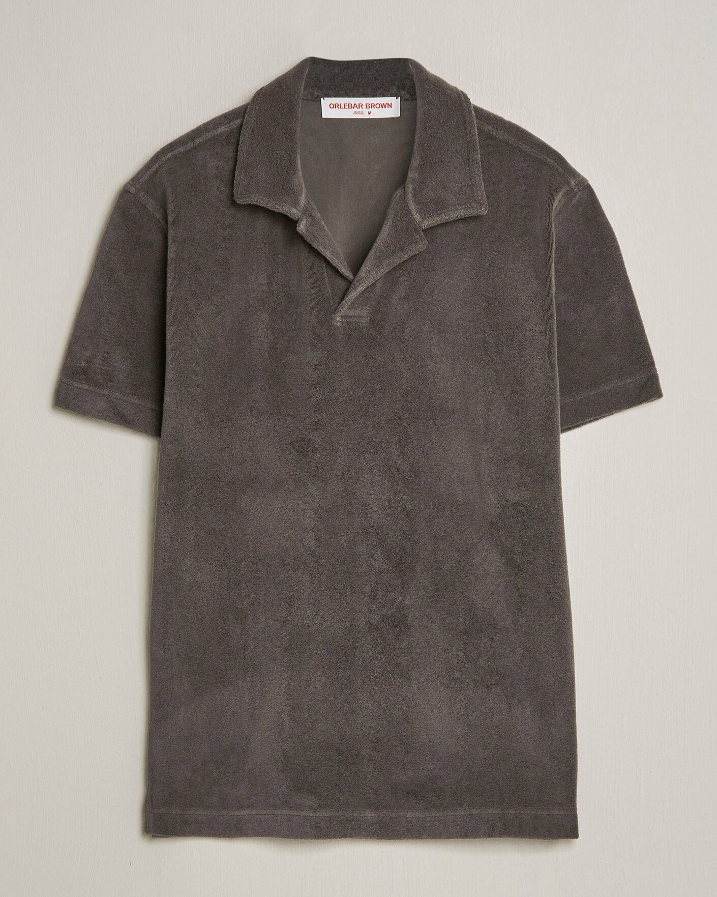Herr | Pikéer | Orlebar Brown | Terry Resort Polo Elephant Grey