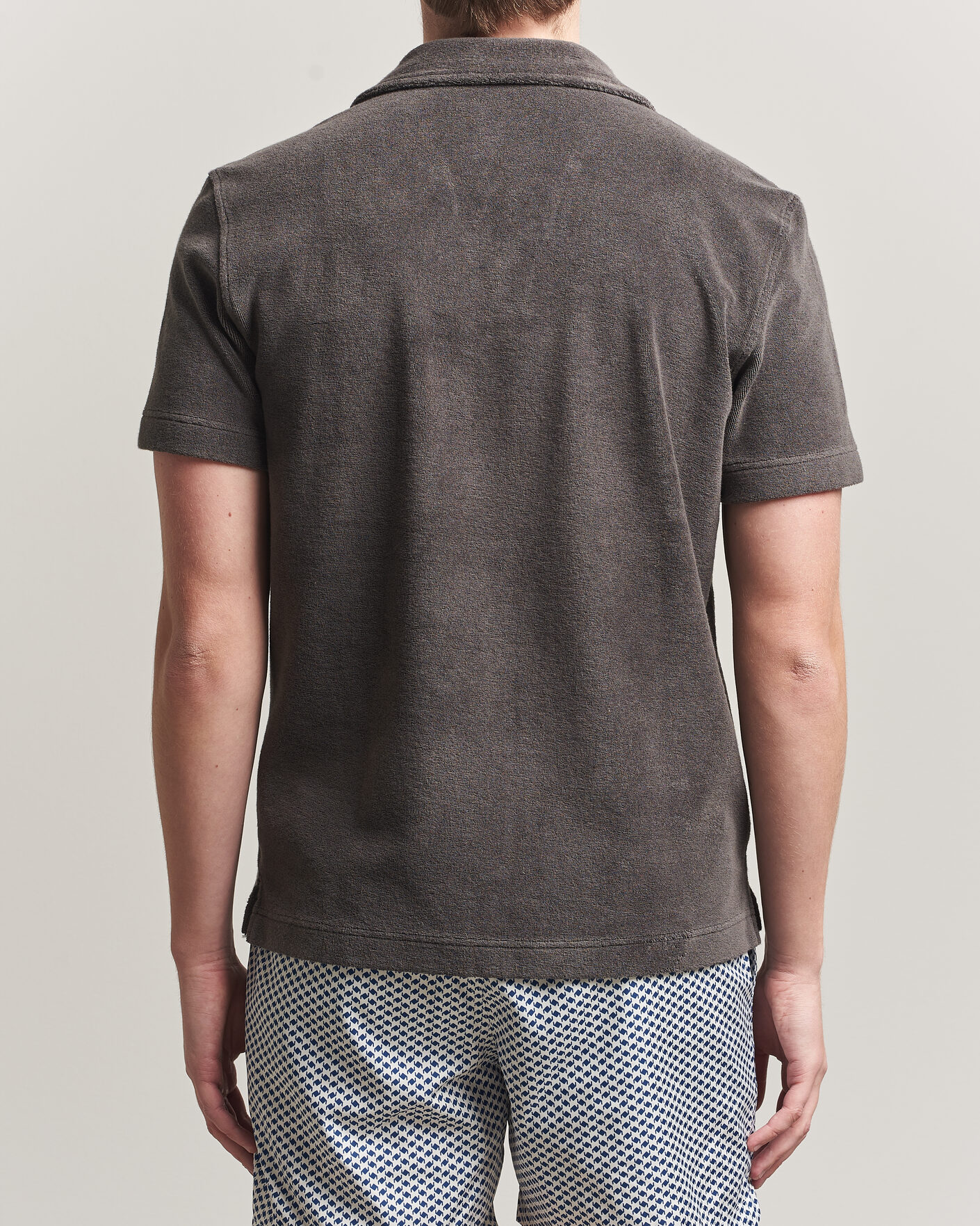 Herr | Pikéer | Orlebar Brown | Terry Resort Polo Elephant Grey