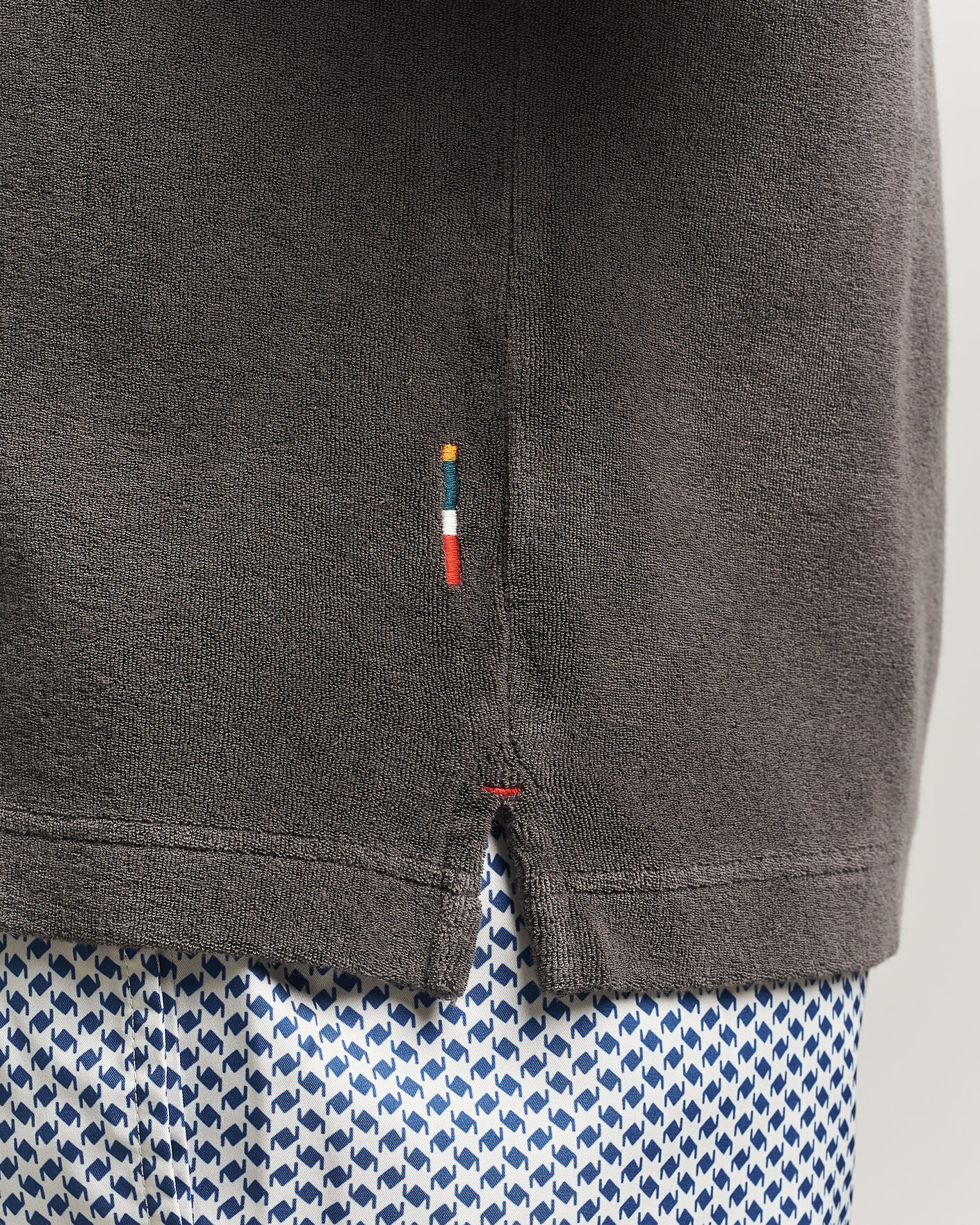 Herr | Pikéer | Orlebar Brown | Terry Resort Polo Elephant Grey