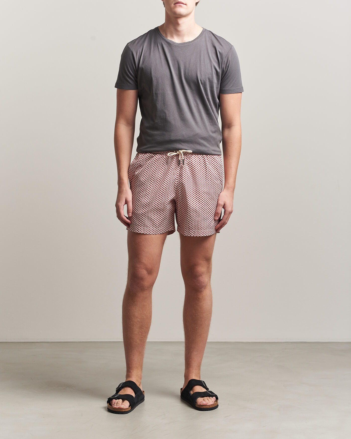 Herr | T-Shirts | Orlebar Brown | OB Crew T-Shirt Elephant Grey
