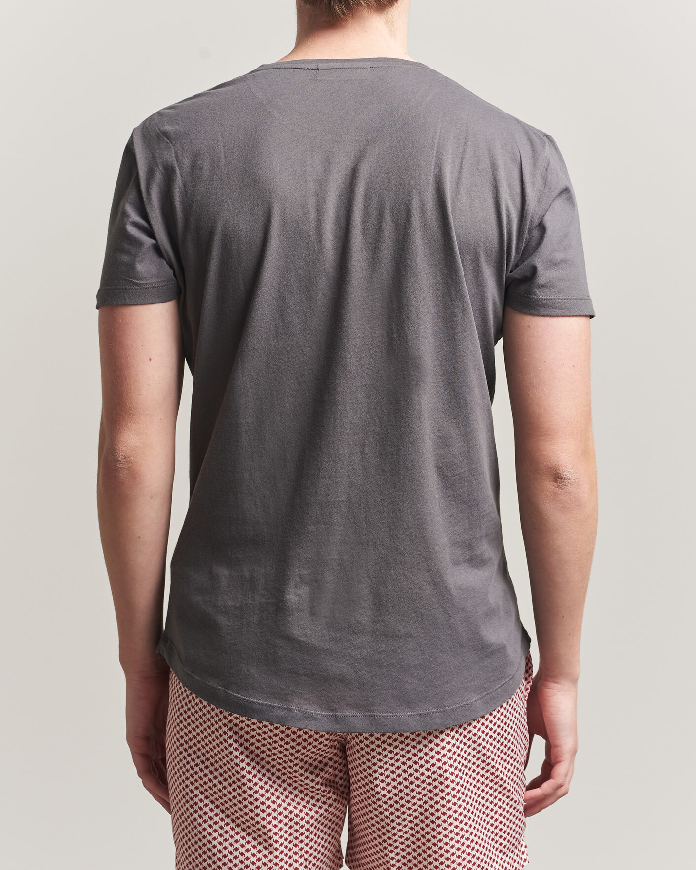 Herr | T-Shirts | Orlebar Brown | OB Crew T-Shirt Elephant Grey