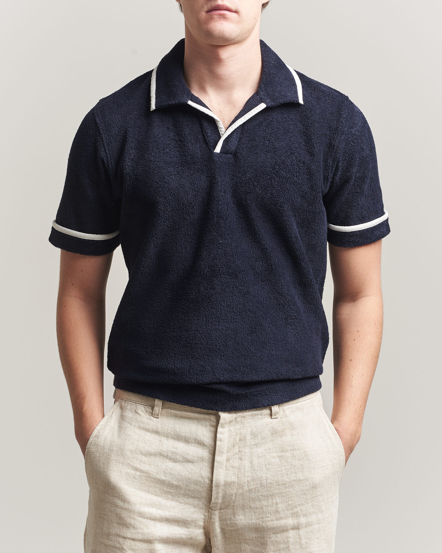 Herr | Pikéer | Orlebar Brown | Ellery Towelling Polo Night Iris