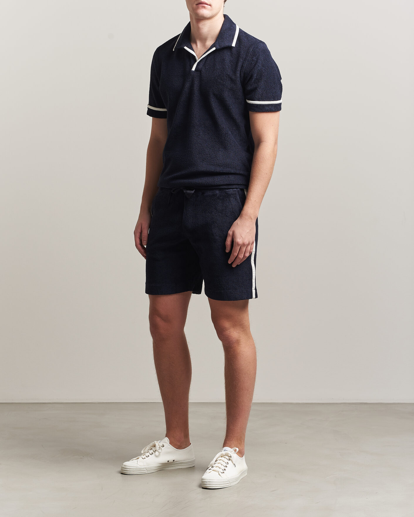 Herr | Shorts | Orlebar Brown | Trevone Towelling Shorts Night Iris