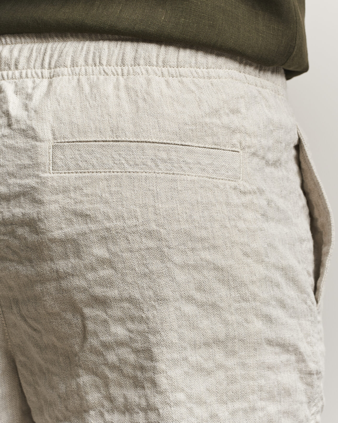 Herr | Shorts | Orlebar Brown | Alex Sereno Herringbone Shorts Light Dijon