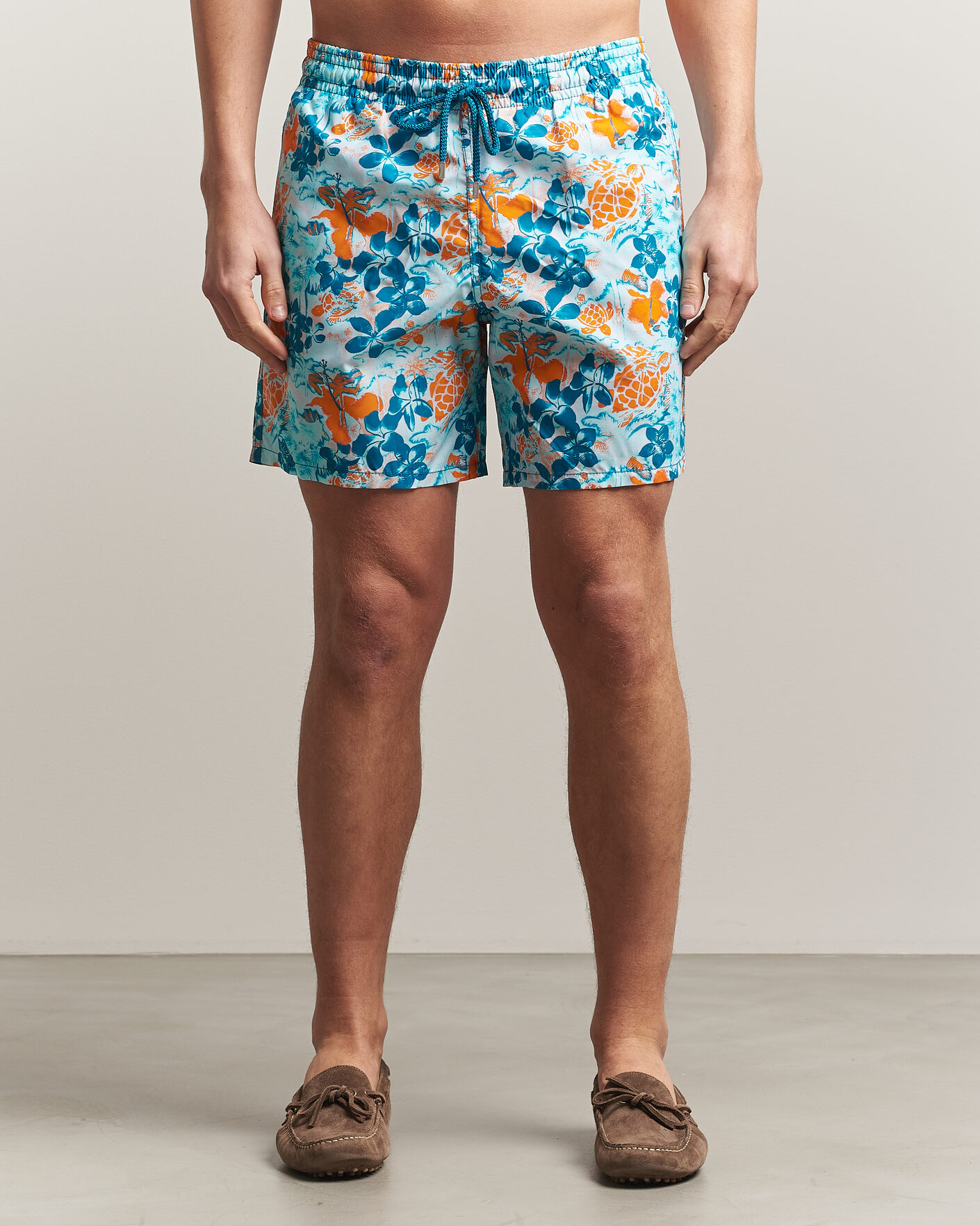 Herr | Badbyxor | Vilebrequin | Moorea Swimshorts Coin Coin