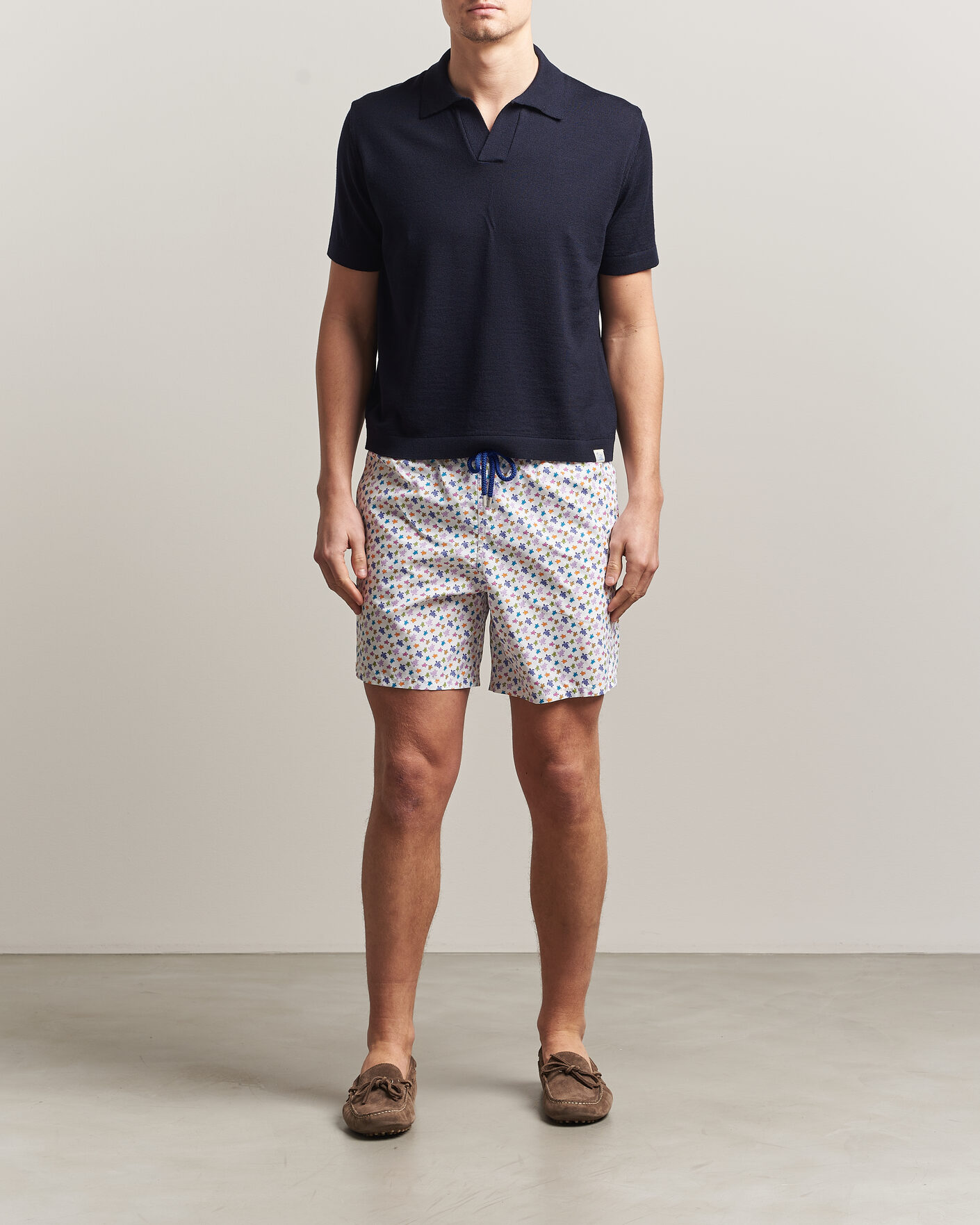 Herr | Badbyxor | Vilebrequin | Moorea Swimshorts Blanc