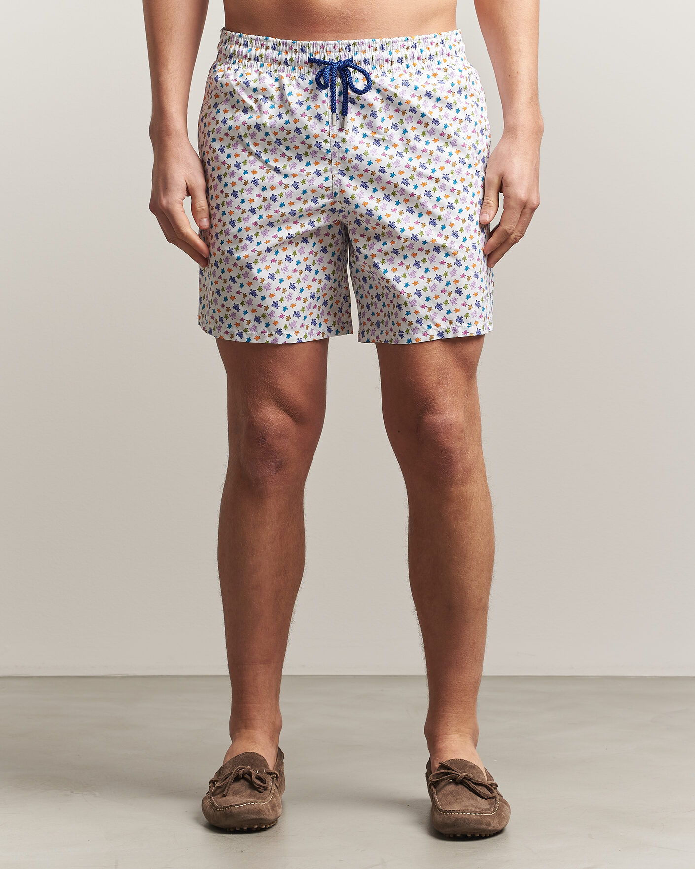 Herr | Badbyxor | Vilebrequin | Moorea Swimshorts Blanc