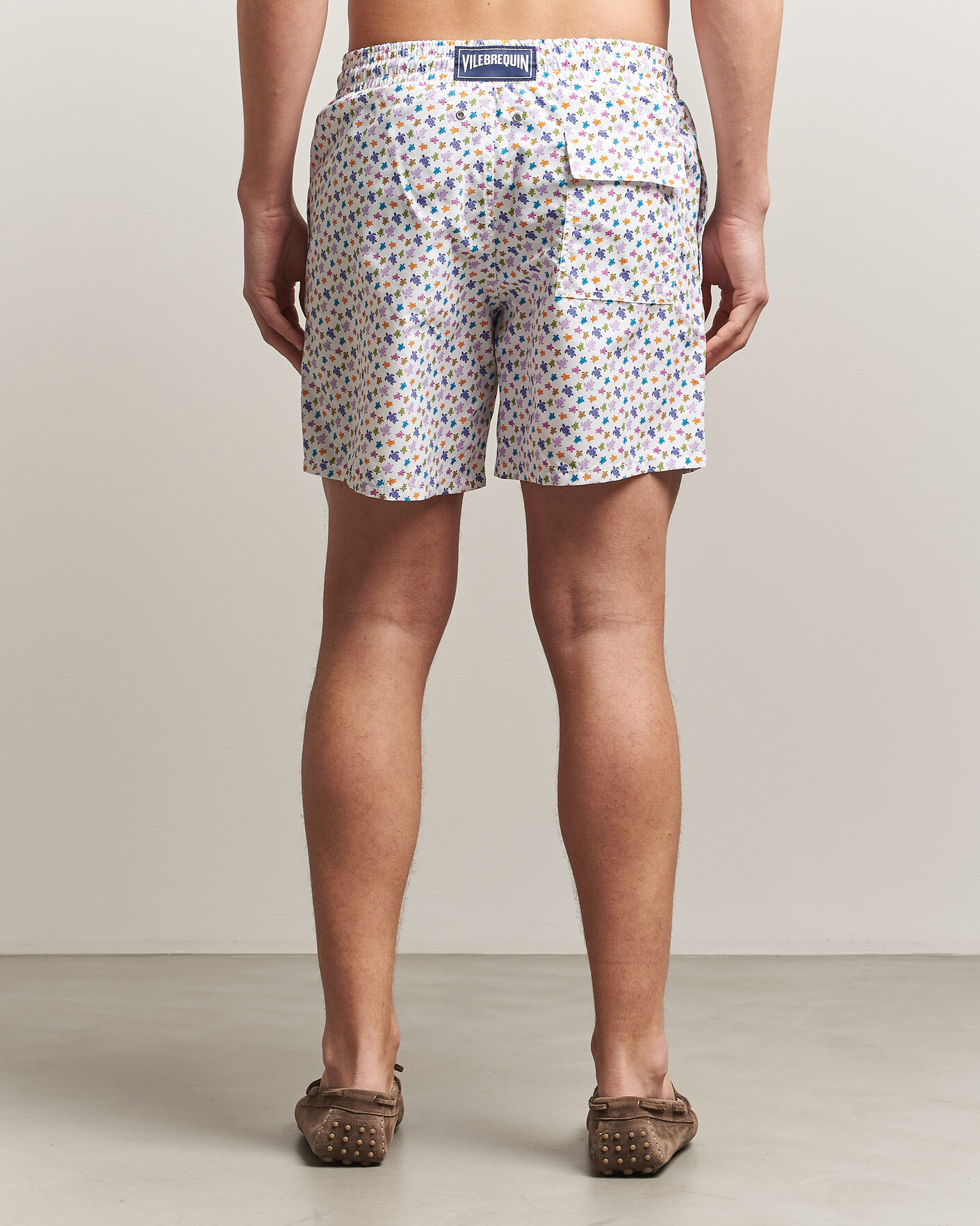 Herr | Badbyxor | Vilebrequin | Moorea Swimshorts Blanc
