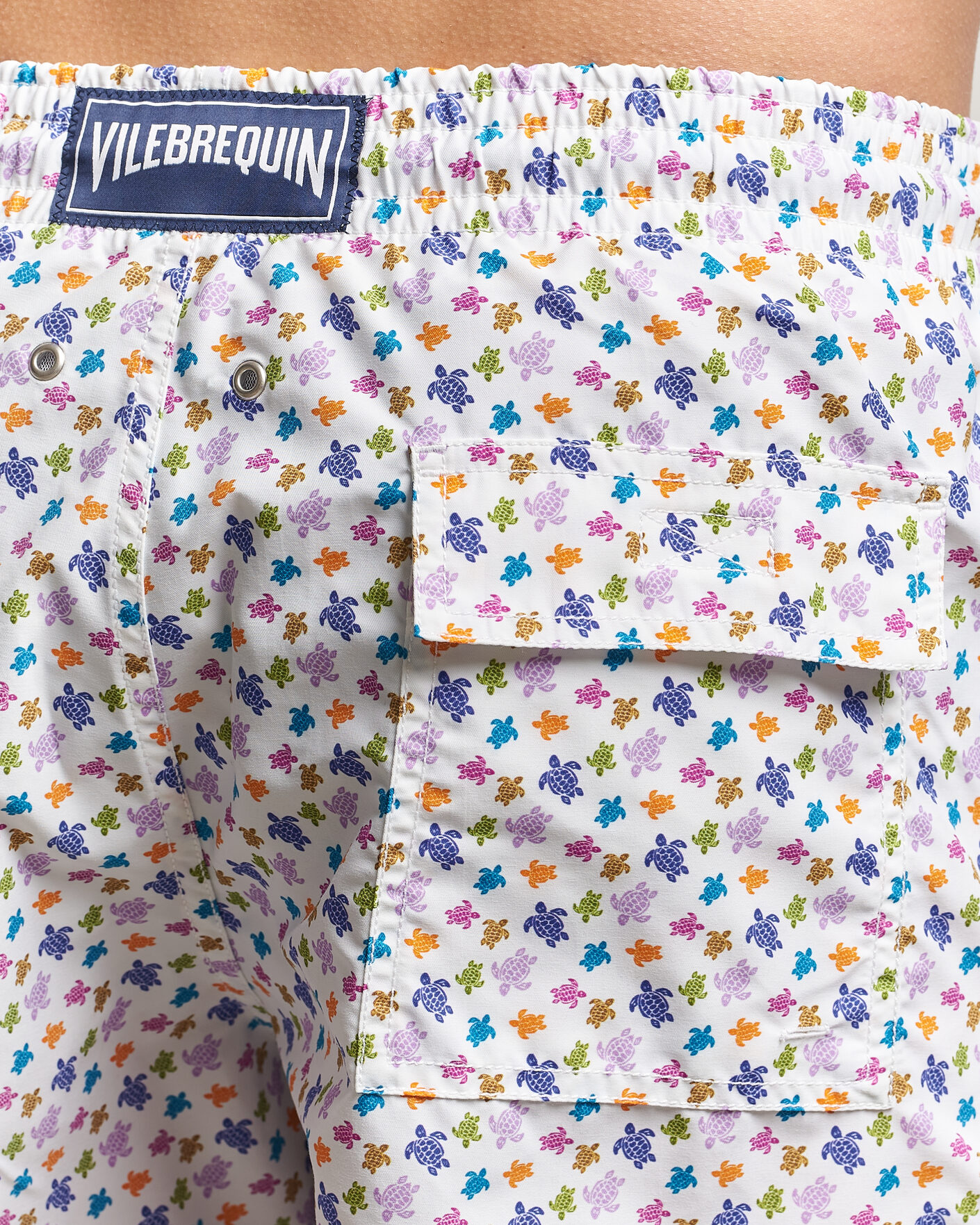 Herr | Badbyxor | Vilebrequin | Moorea Swimshorts Blanc