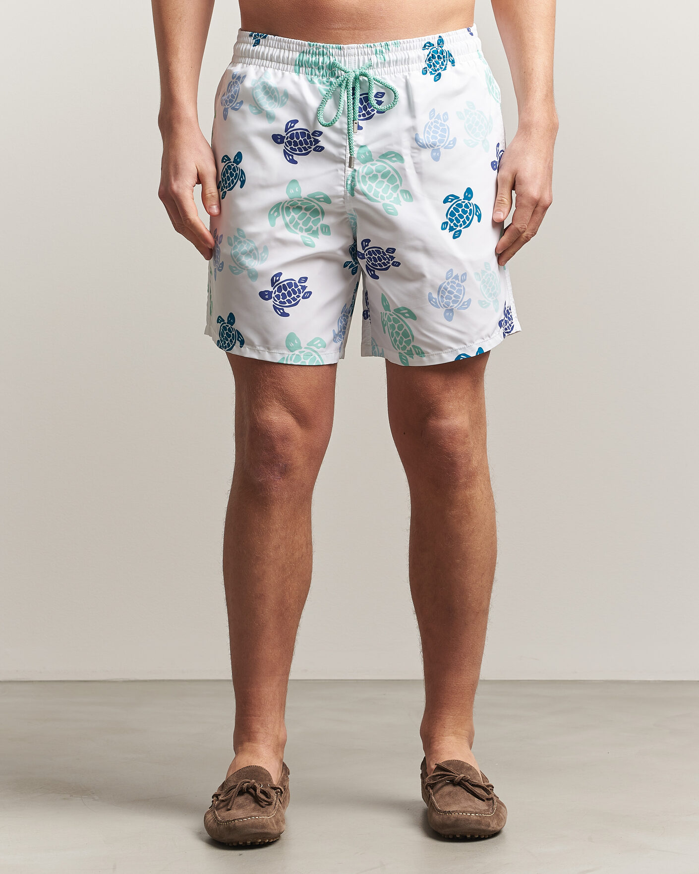 Herr | Badbyxor | Vilebrequin | Moorea Swimshorts Blanc