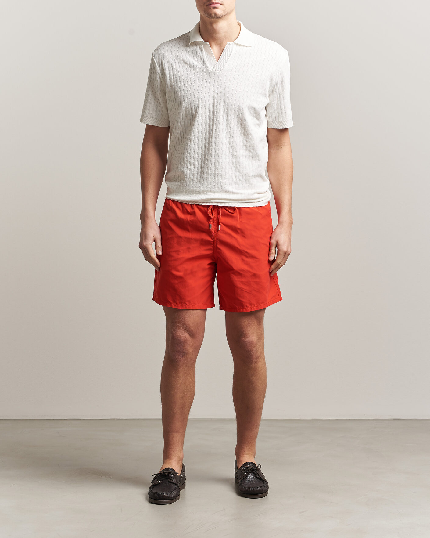 Herr | Badbyxor | Vilebrequin | Moorea Swimshorts Coquelicot