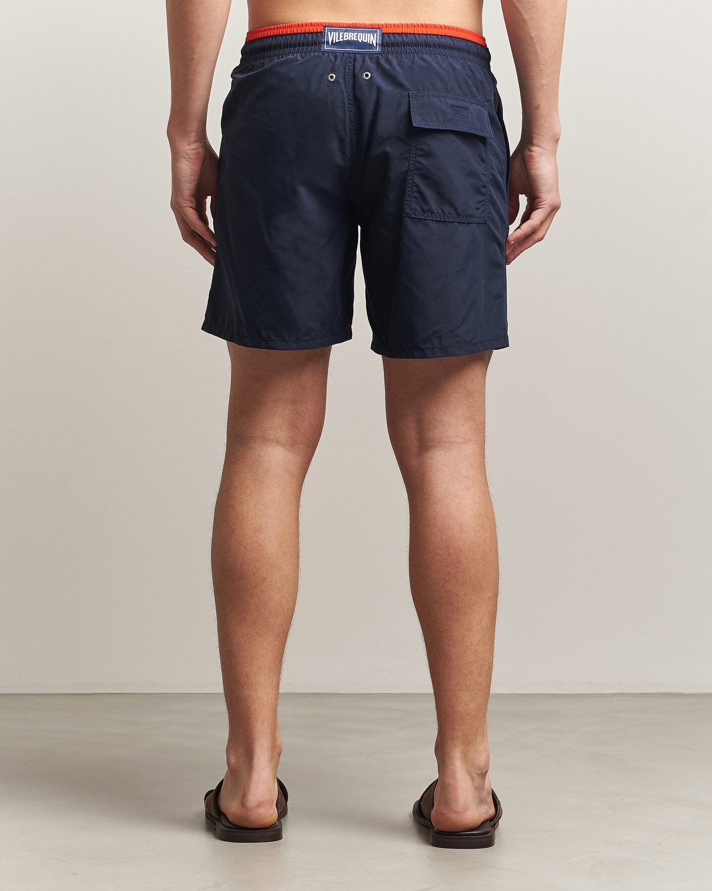 Herr | Badbyxor | Vilebrequin | Moka Swimshorts Marine/Rouge