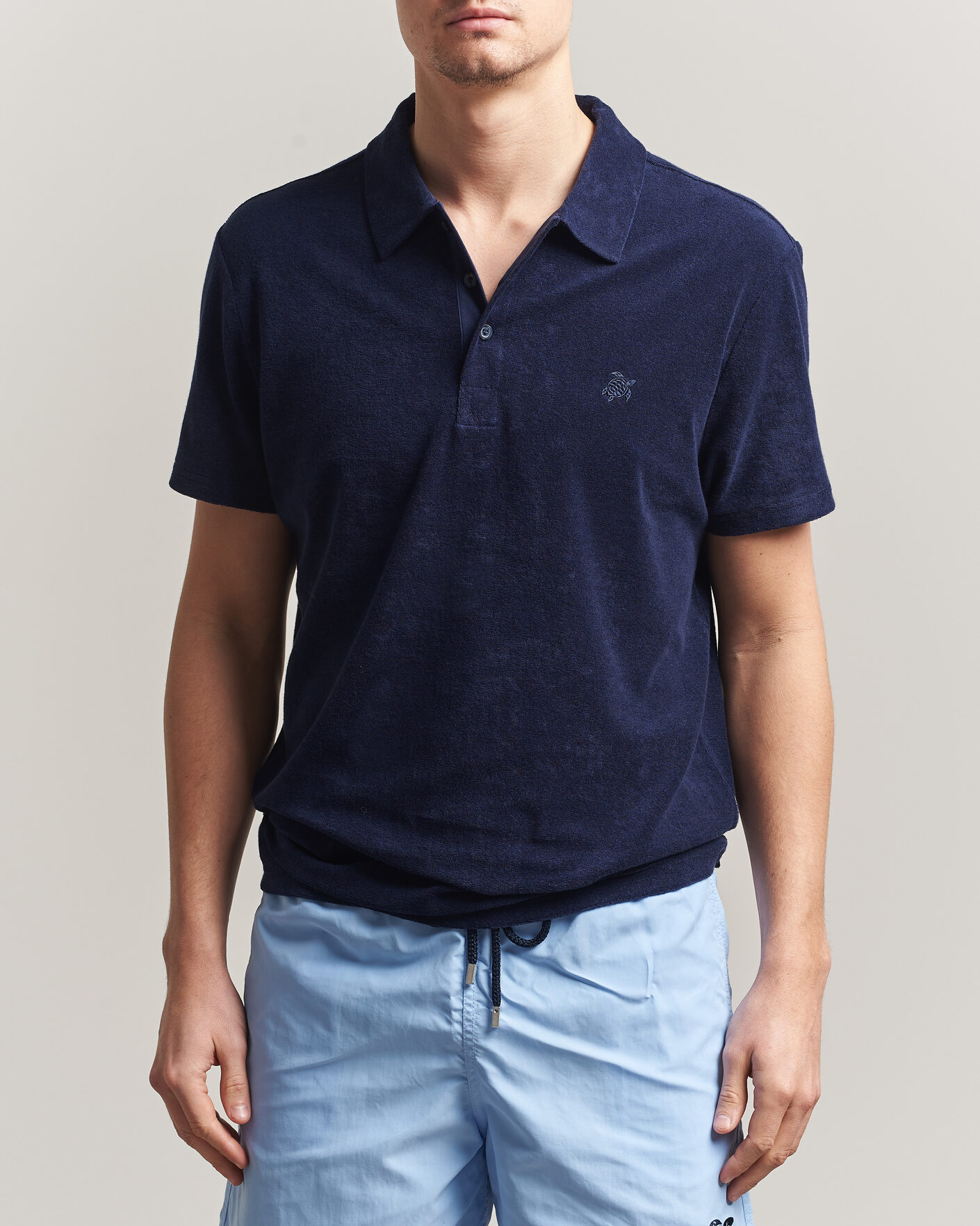 Herr | Pikéer | Vilebrequin | Pheonix Terry Polo Bleu Marine