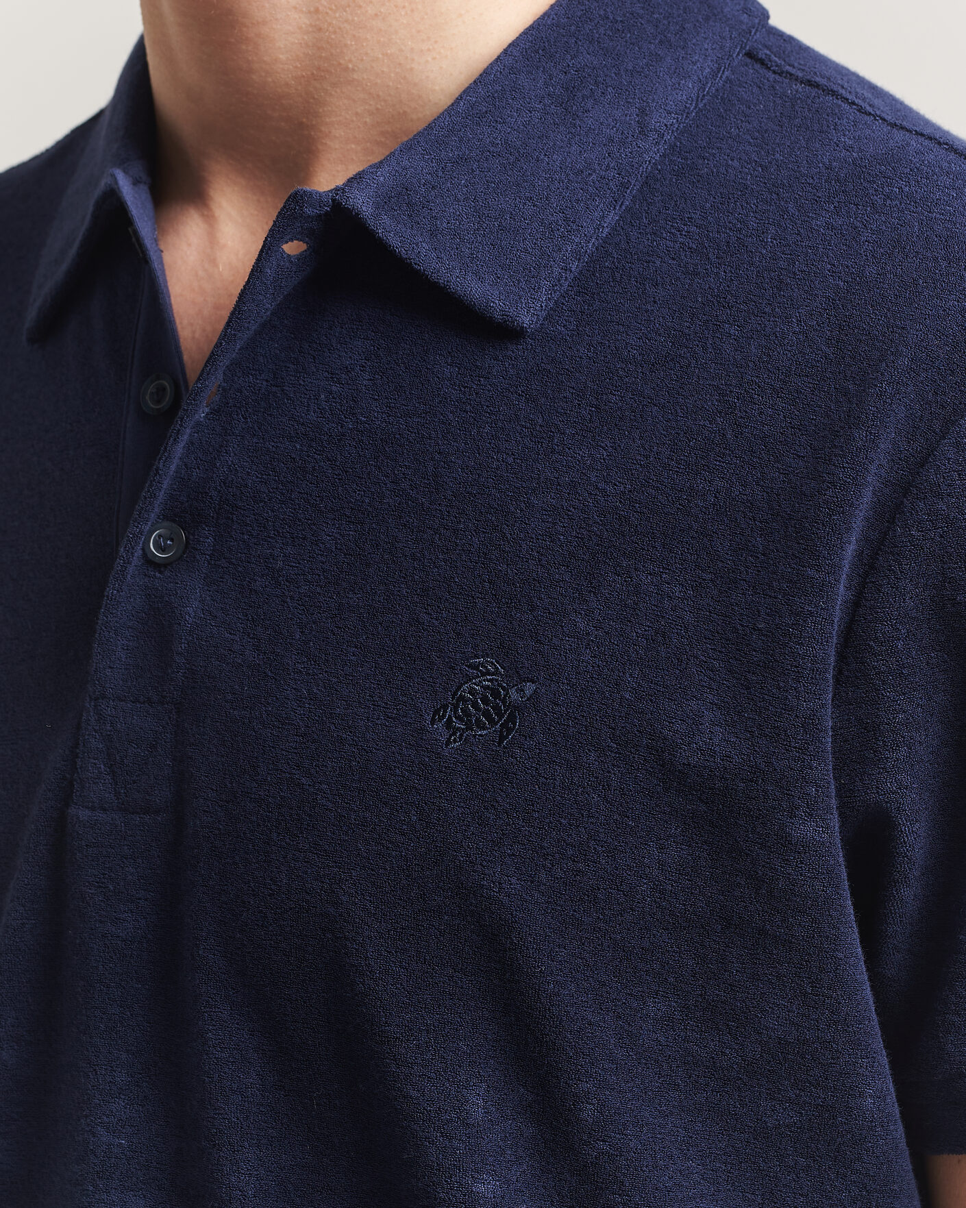 Herr | Pikéer | Vilebrequin | Pheonix Terry Polo Bleu Marine