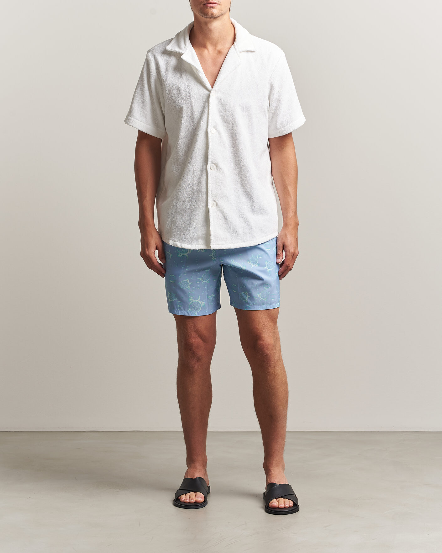 Herr | Badbyxor | Vilebrequin | Mahina Swimshorts Cloudy Blue