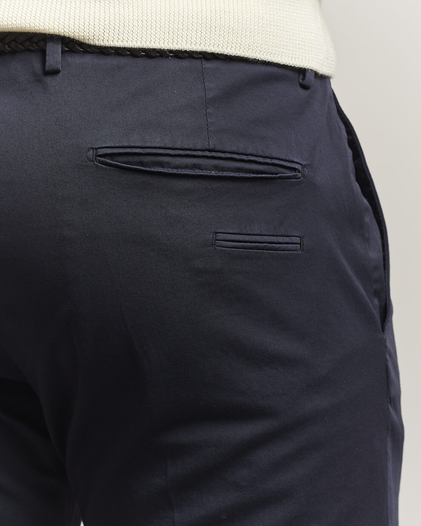 Herr | Byxor | Briglia 1949 | Slim Fit Cotton Chinos Navy