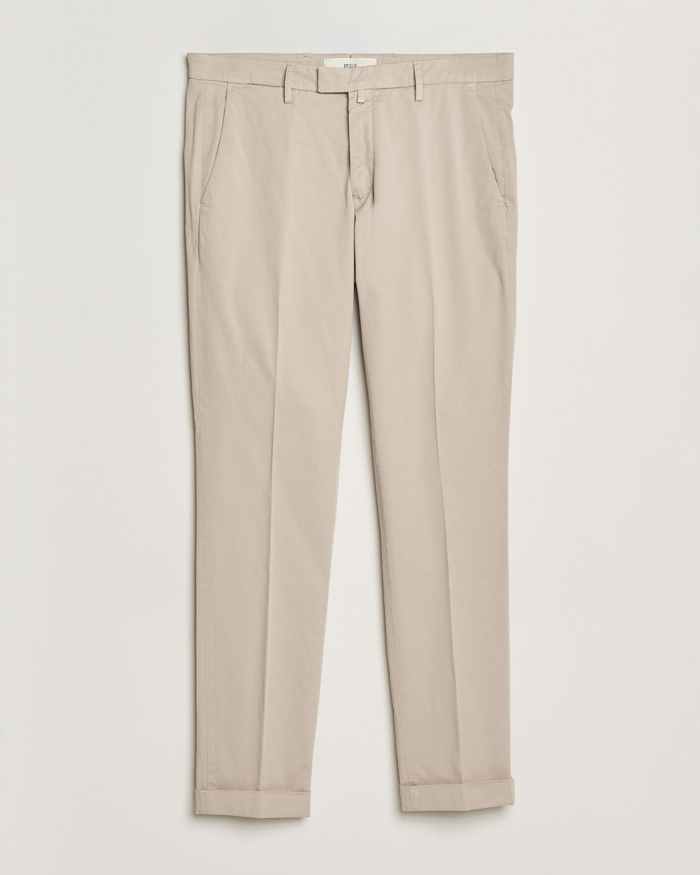 Herr | Byxor | Briglia 1949 | Slim Fit Cotton Chinos Beige