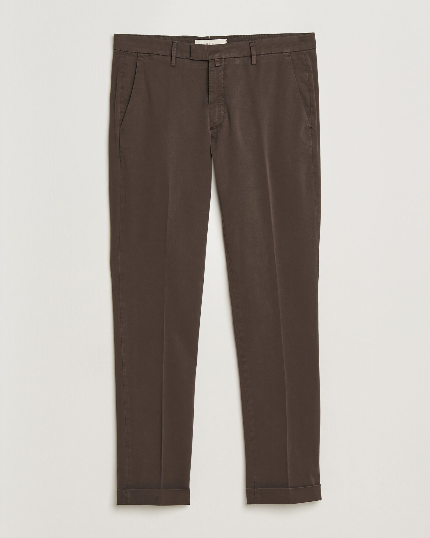 Herr | Byxor | Briglia 1949 | Slim Fit Cotton Chinos Brown
