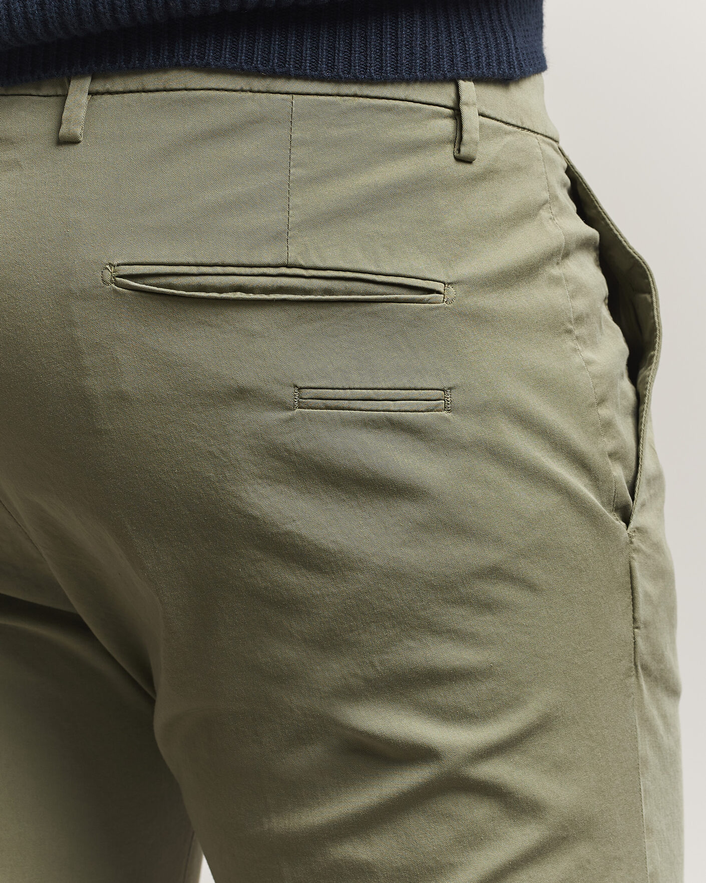 Herr | Byxor | Briglia 1949 | Slim Fit Cotton Chinos Olive