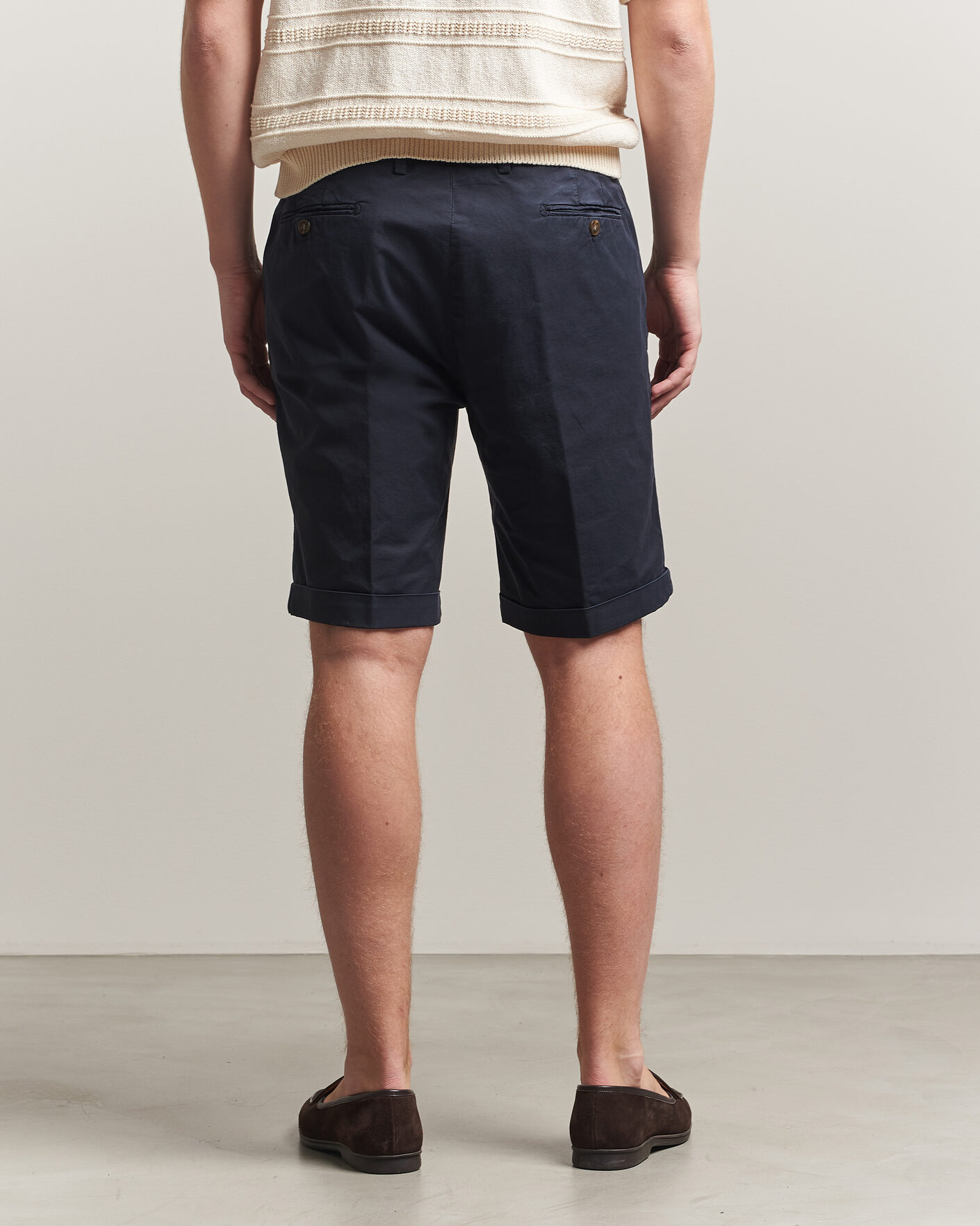 Herr | Shorts | Briglia 1949 | Cotton Stretch Shorts Navy