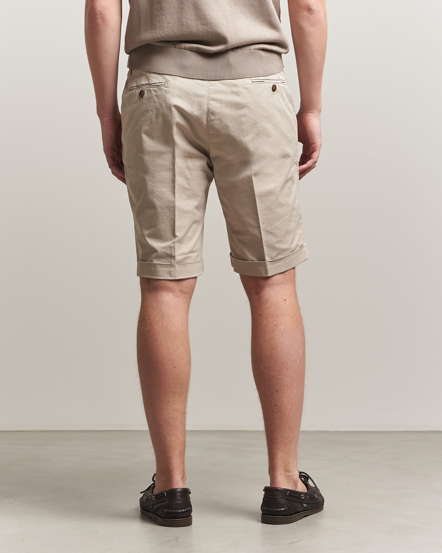 Herr | Shorts | Briglia 1949 | Cotton Stretch Shorts Beige
