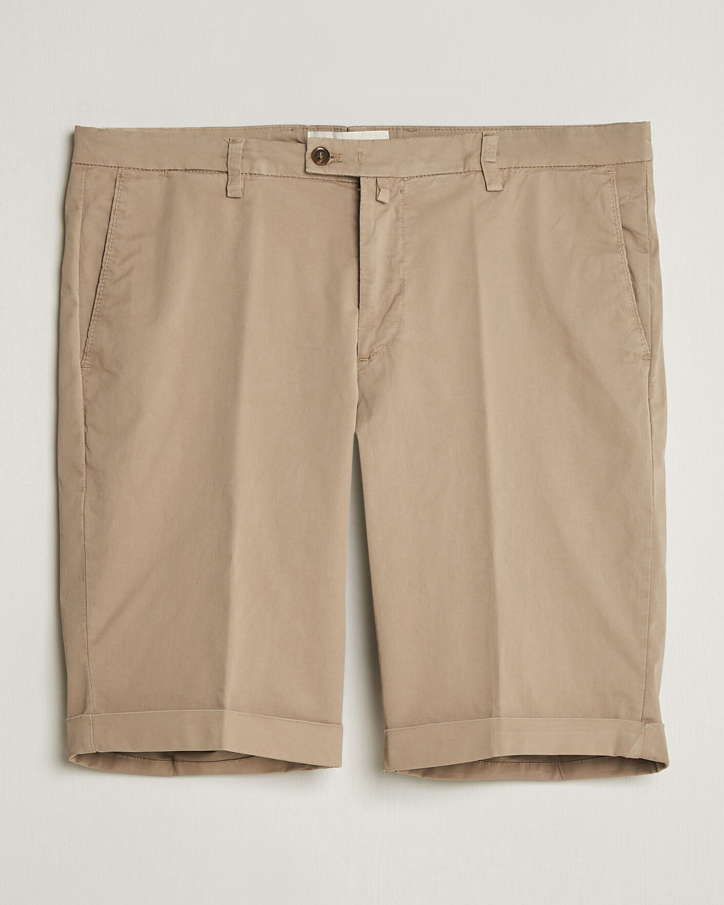 Herr | Shorts | Briglia 1949 | Cotton Stretch Shorts Taupe