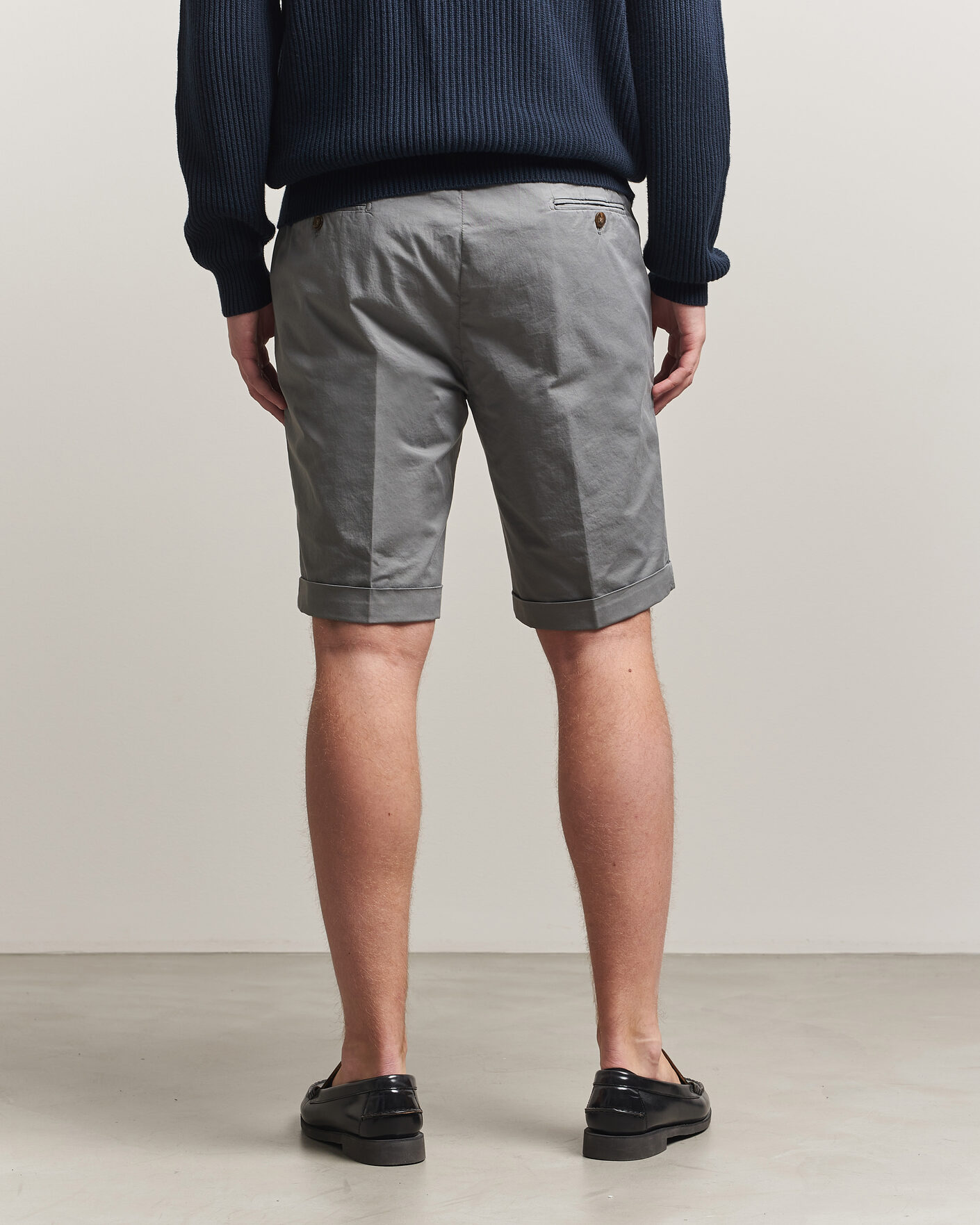 Herr | Shorts | Briglia 1949 | Cotton Stretch Shorts Grey