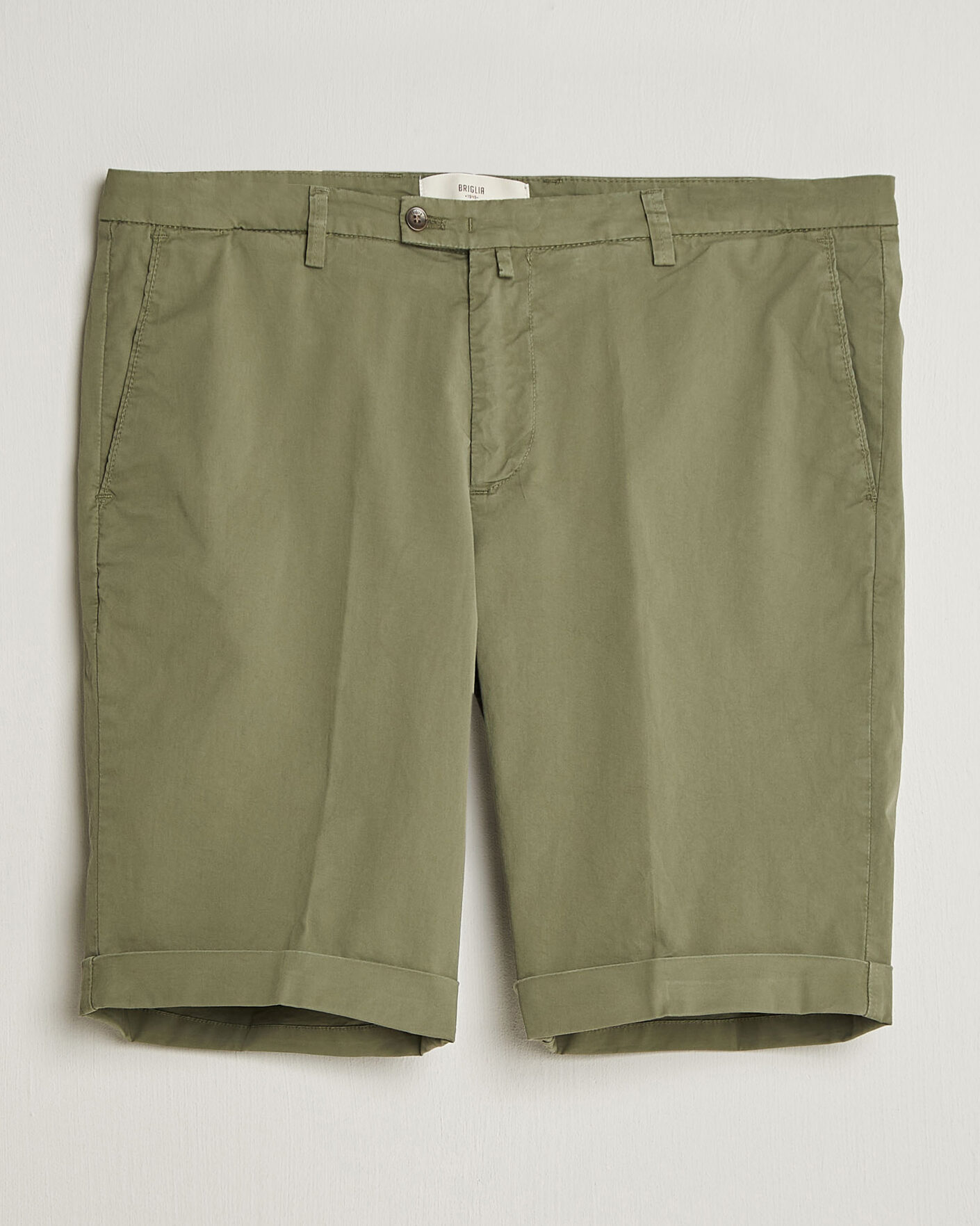 Herr | Shorts | Briglia 1949 | Cotton Stretch Shorts Olive