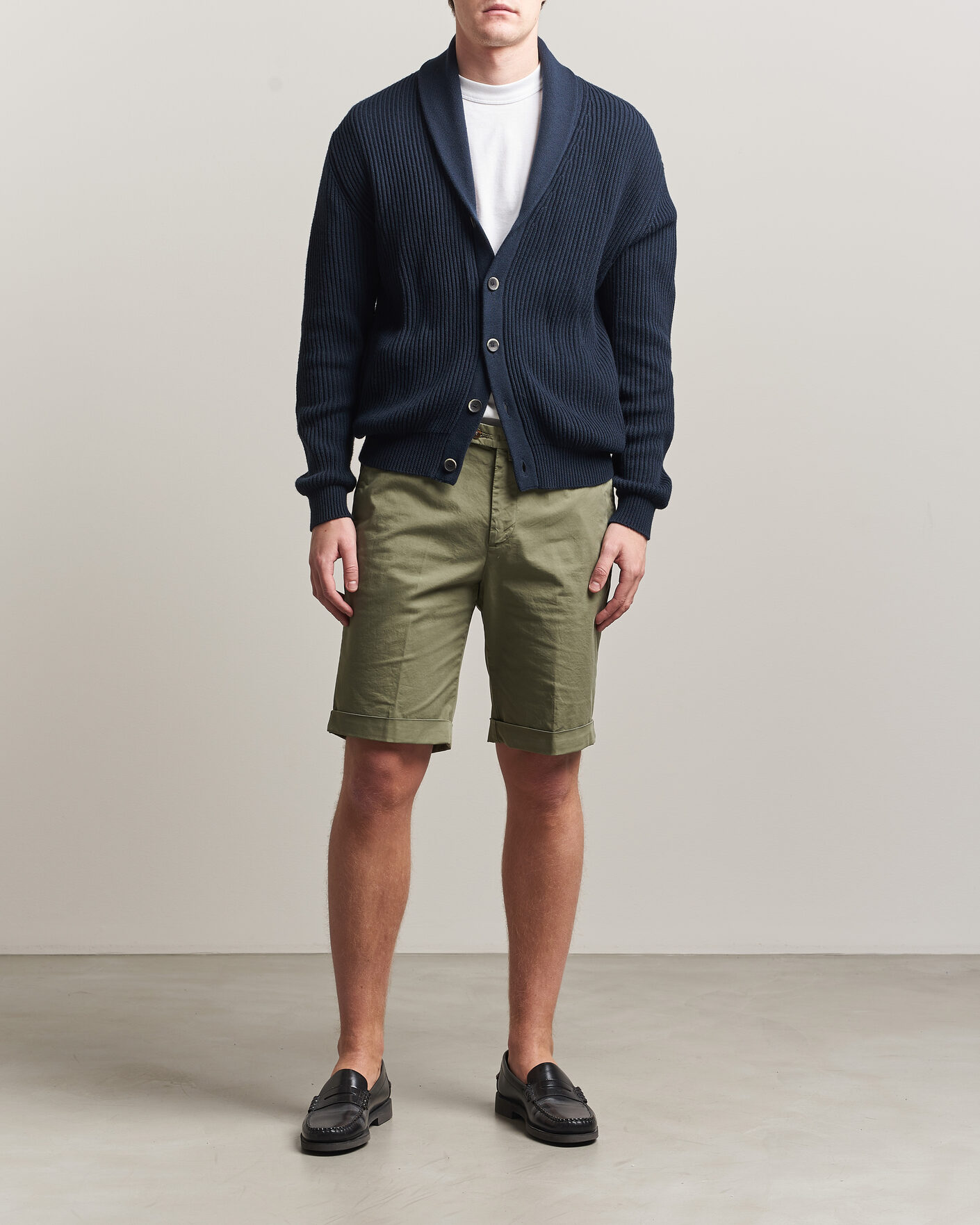 Herr | Shorts | Briglia 1949 | Cotton Stretch Shorts Olive