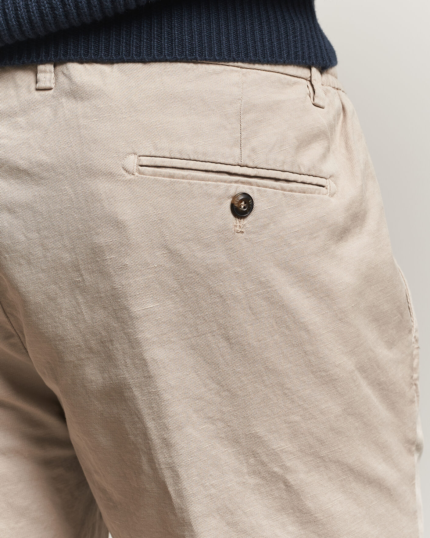 Herr | Shorts | Briglia 1949 | Cotton/Linen Drawstring Shorts Beige