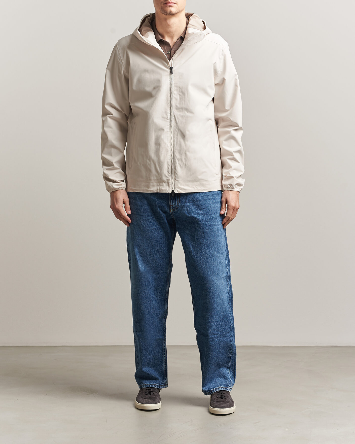 Herr | Jackor | Scandinavian Edition | Hood II Waterproof Jacket Neutral White