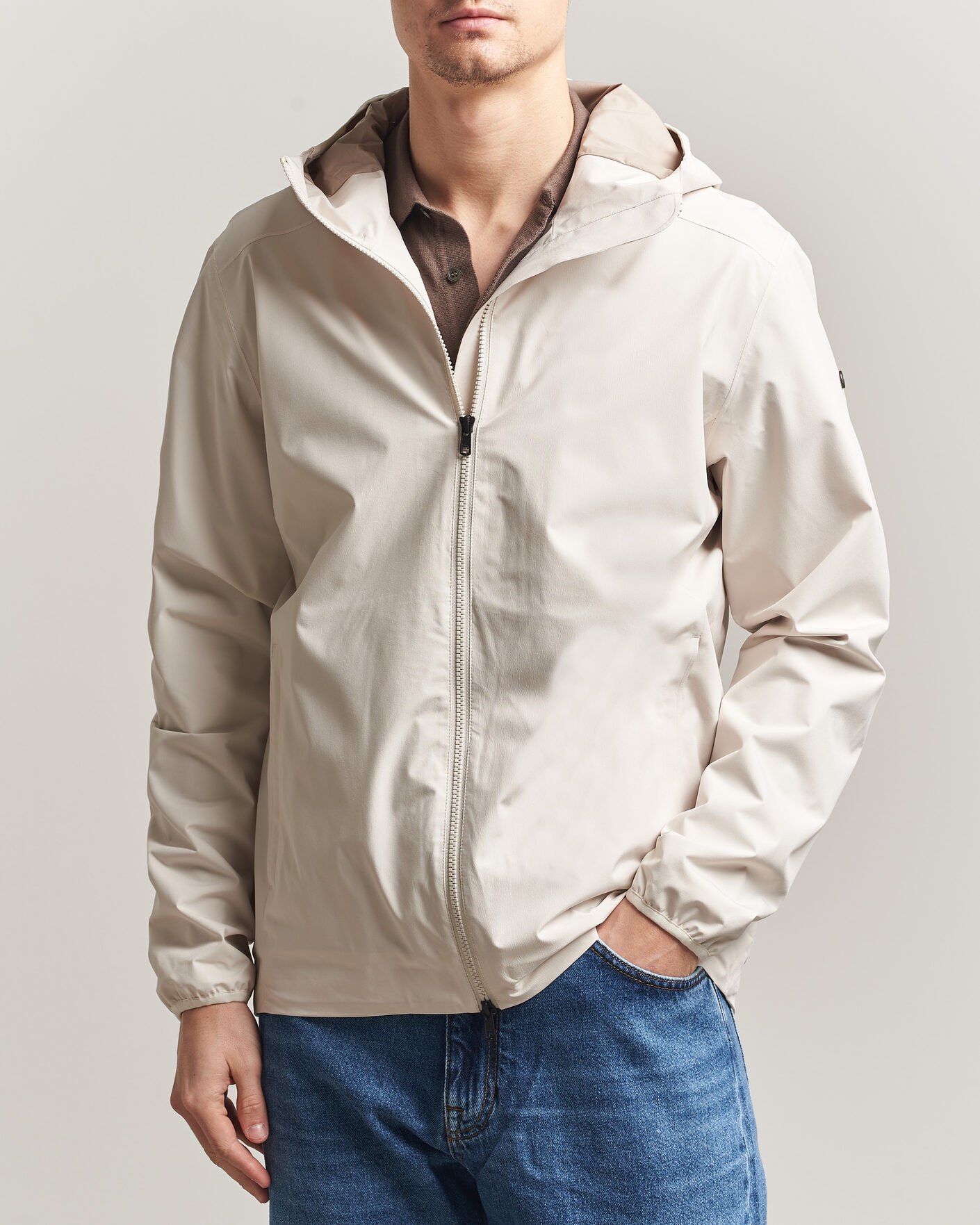 Herr | Jackor | Scandinavian Edition | Hood II Waterproof Jacket Neutral White
