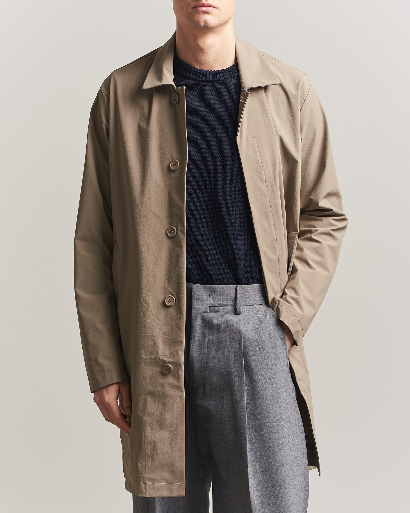 Herr | Jackor | Scandinavian Edition | Ascend II Lightweight Coat Sand