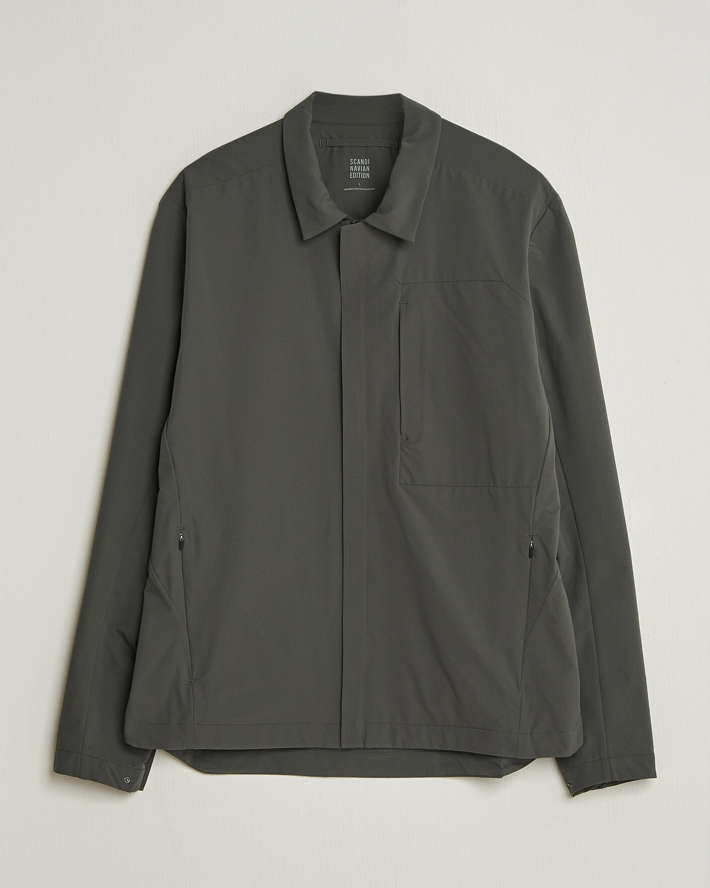 Herr | Jackor | Scandinavian Edition | Merge II Stretch Shirt Jacket Dark Olive