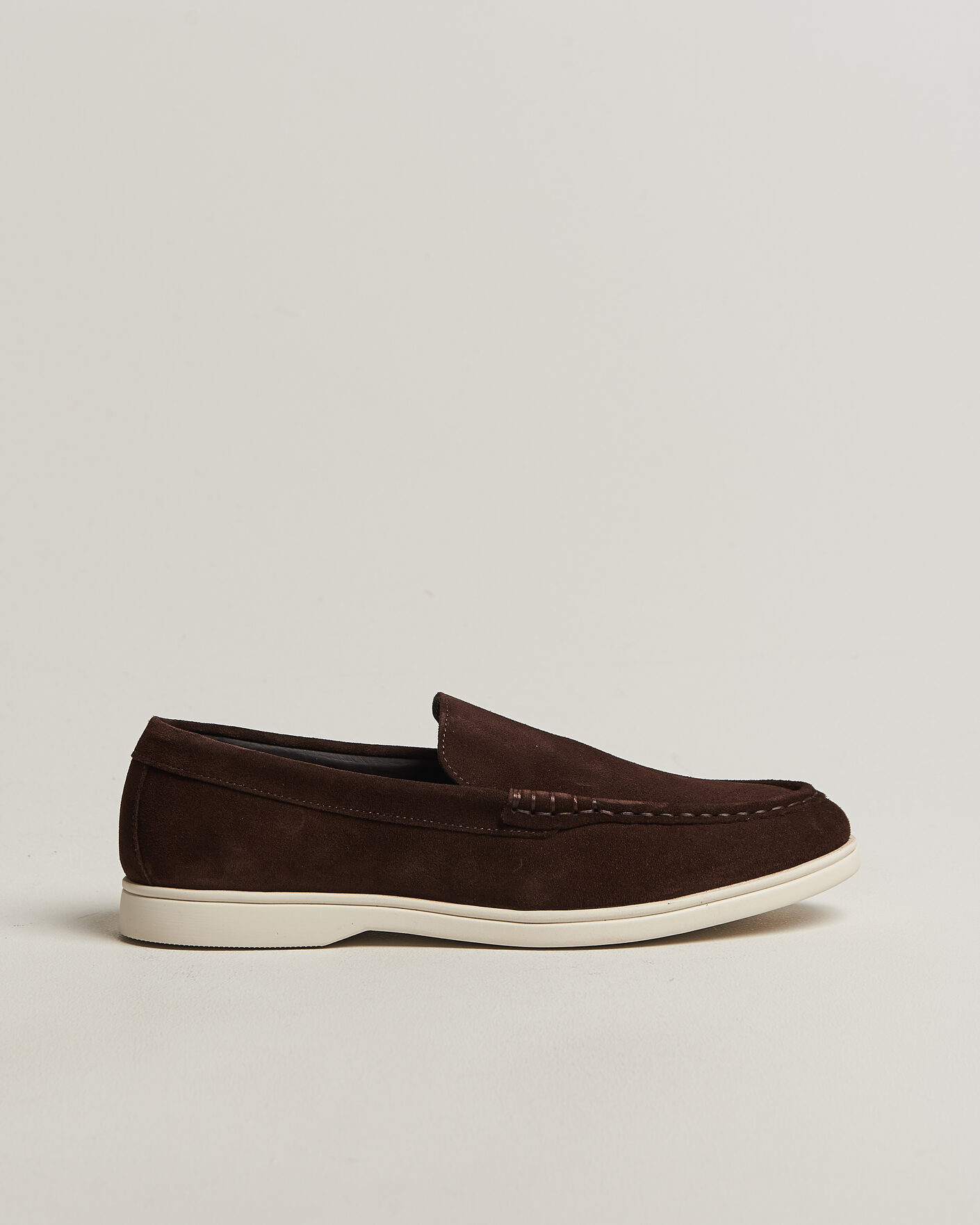 Herr | Loafers | Charles Tyrwhitt | Suede Slip On Loafers Chocolate Brown