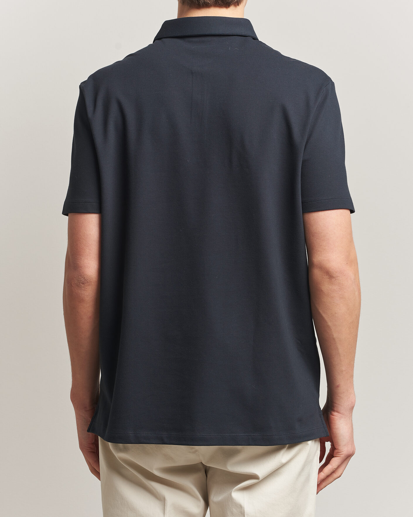 Herr | Pikéer | Charles Tyrwhitt | Smart Stretch Pique Polo Black