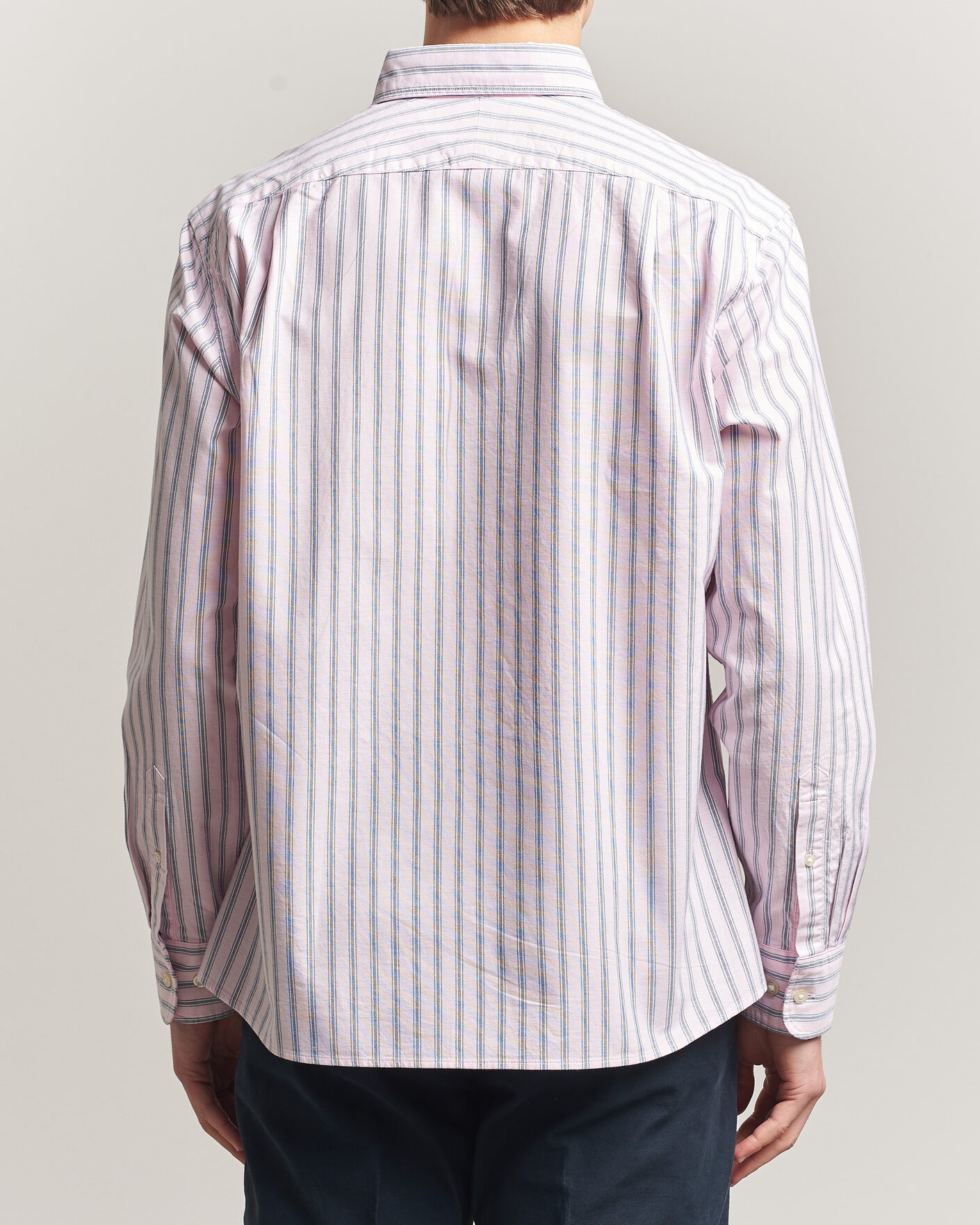 Herr | Skjortor | Charles Tyrwhitt | Button Down Stretch Oxford Shirt Light Pink