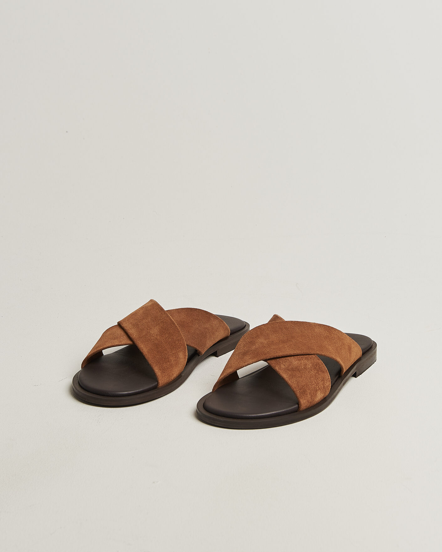 Herr | Sandaler & Tofflor | Thera's | Classic Sandals Whiskey Suede