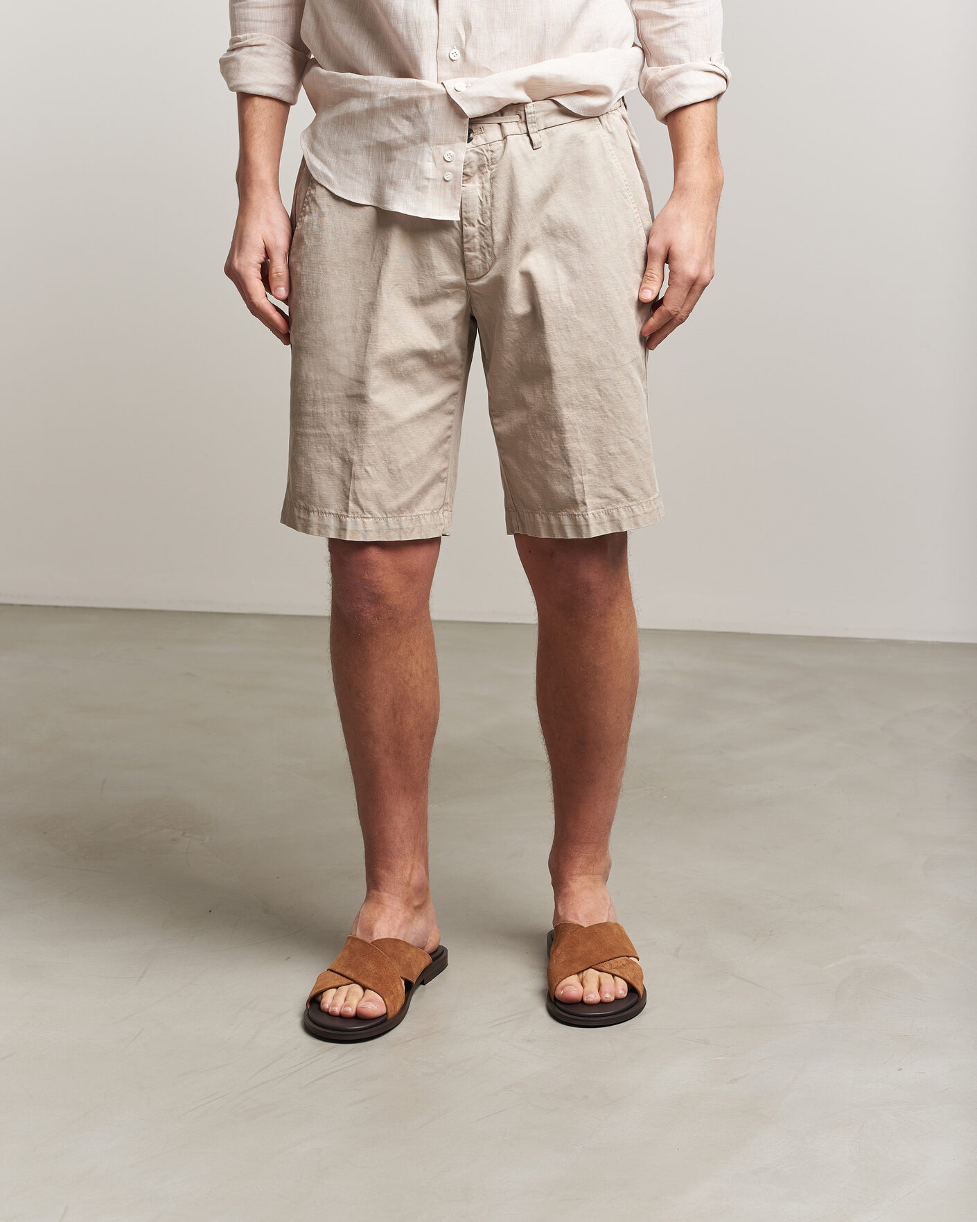 Herr | Sandaler & Tofflor | Thera's | Classic Sandals Whiskey Suede