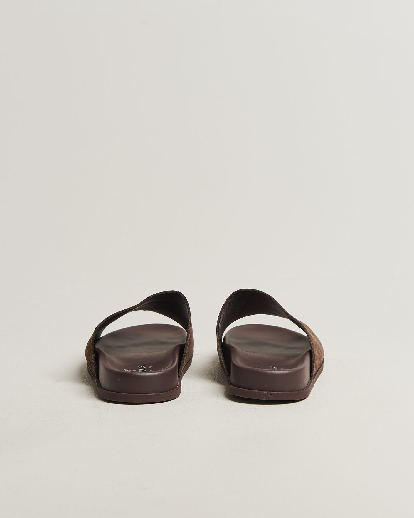Herr | Sandaler & Tofflor | Thera's | Classic Slide Sandals Dark Brown Suede