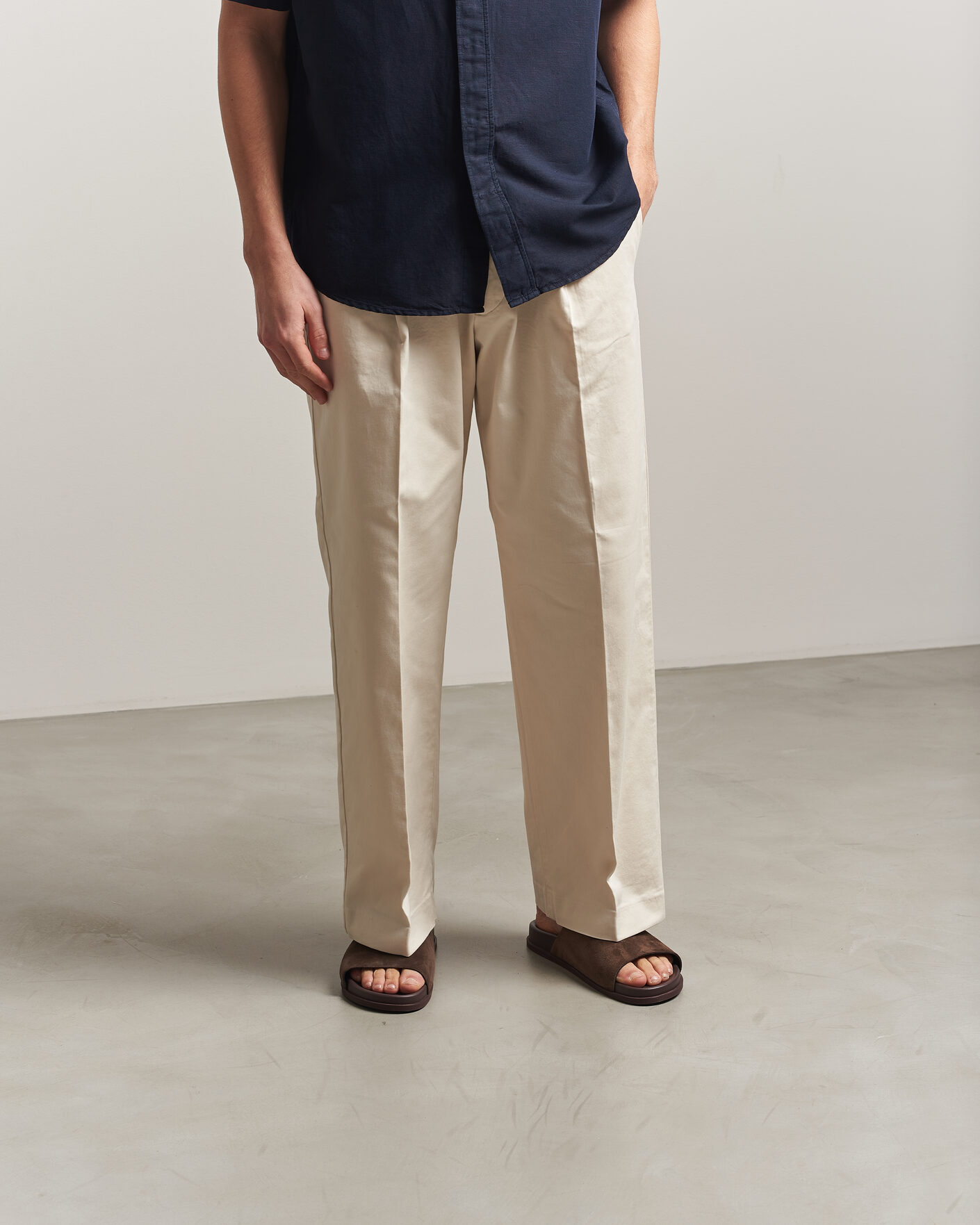 Herr | Sandaler & Tofflor | Thera's | Classic Slide Sandals Dark Brown Suede